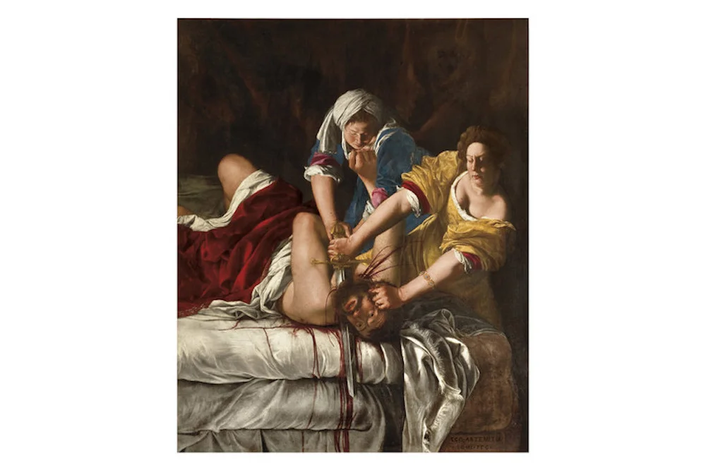 Artemisia Gentileschi, Judith Slaying Holofernes, 1614-1618, Uffizi Gallery, Florence, Italy.