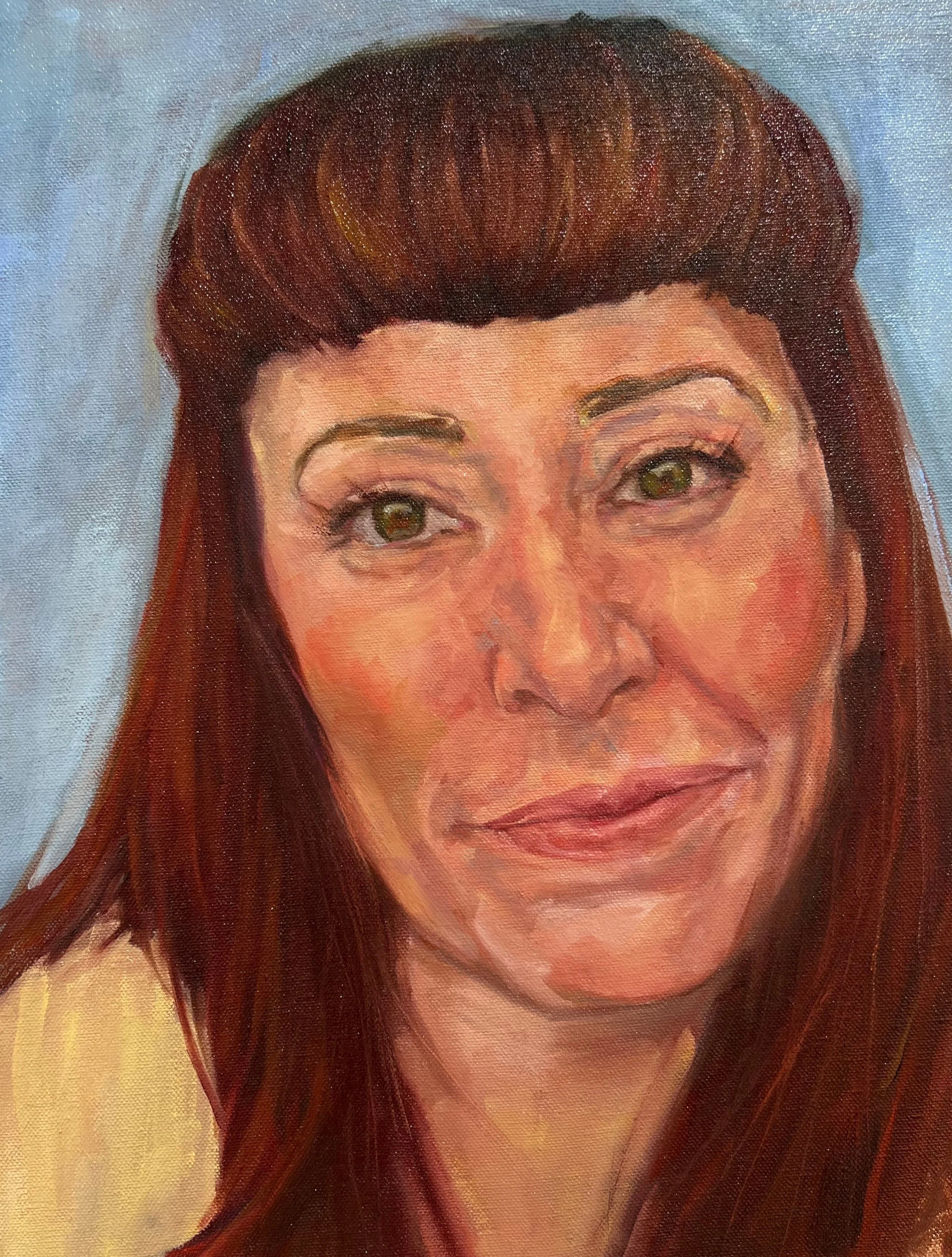 Gracie, 2026, oil on canvas, 16" x 12"