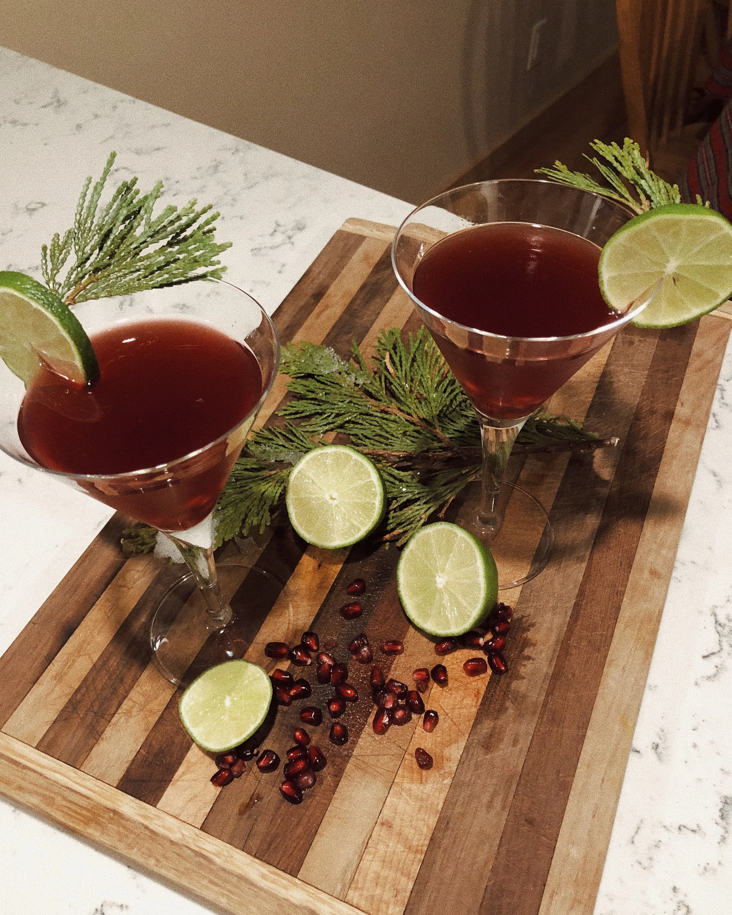 Pomegranate Gimlet