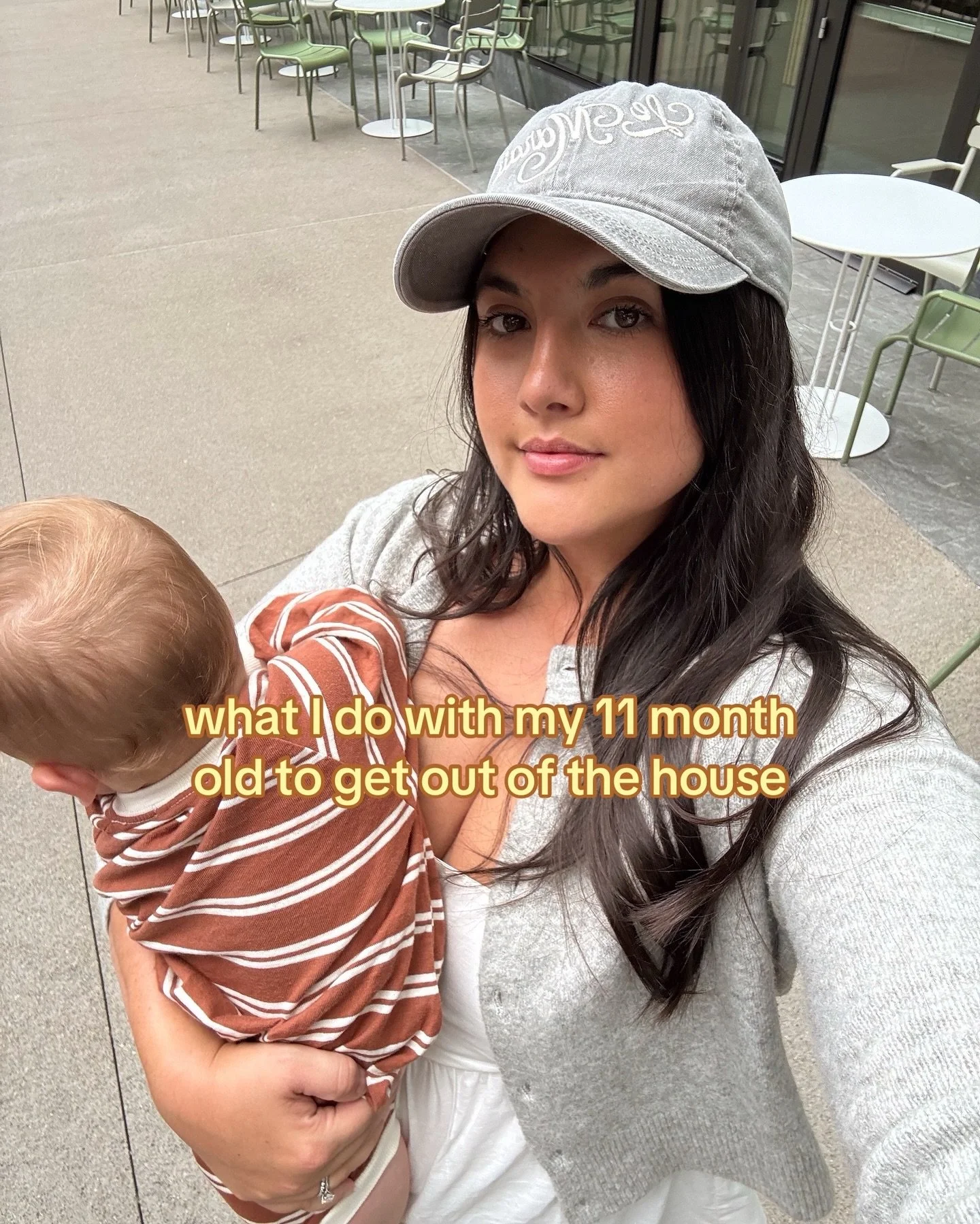 must leave the house once a day 👏🏼 what&rsquo;s your favorite thing to do with your baby!?