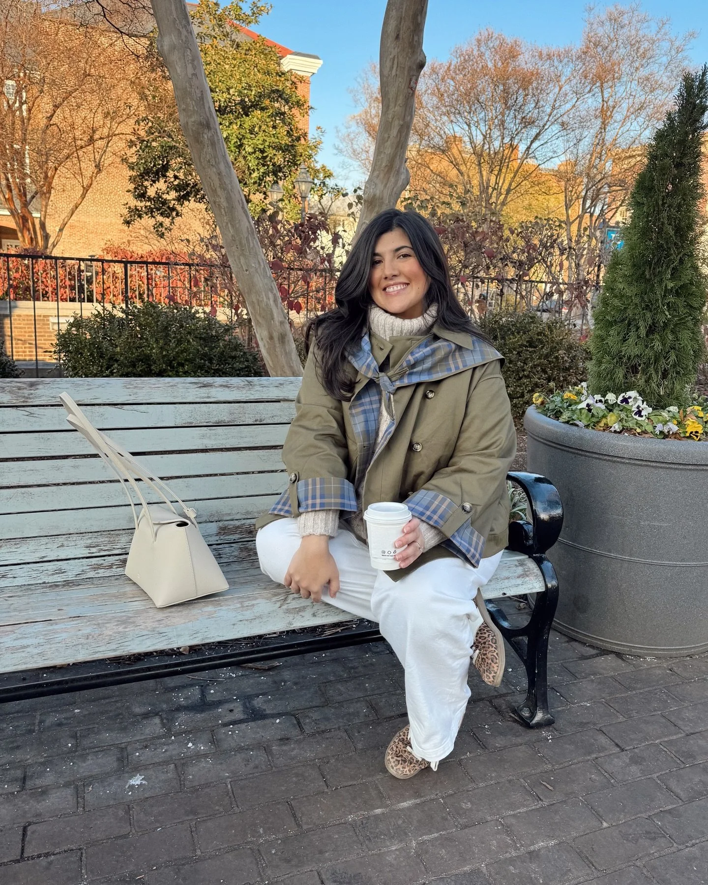 new jacket &amp; new hair 🤭