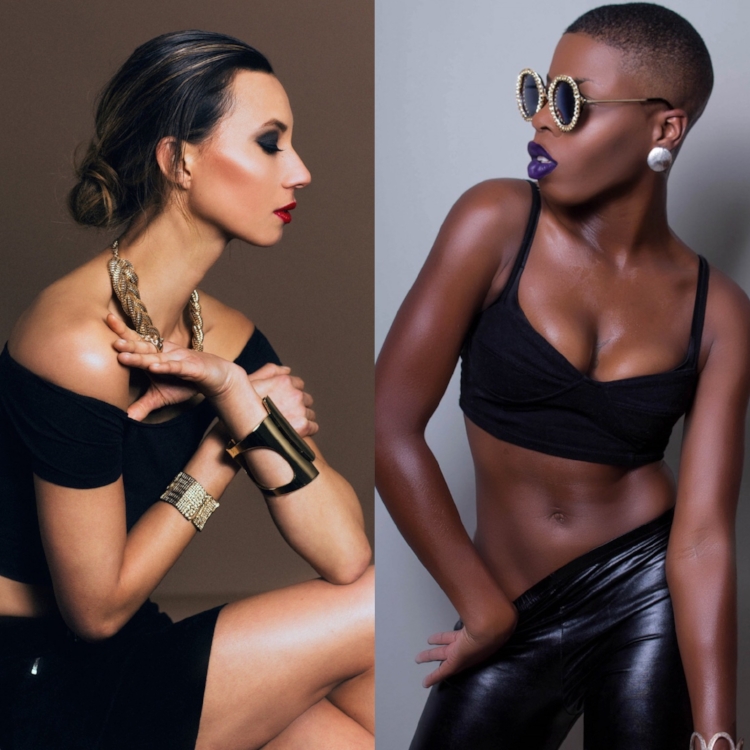 Credits: Photographers: (Left) Travis Curry (Right) Rasheedha Essence Models: (Left) Amanda Nell (Right) Cierra Nicole Hair & Makeup: (Left) Carolyn Thombs (Right) Rasheedha Essence Styling by Me