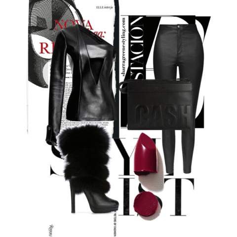 Kool Kat & Textured on Polyvore.