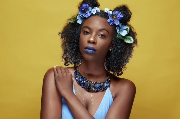 "Fearless Brown Girl" styled by Krystal J. Benson . Photo by @torrij_