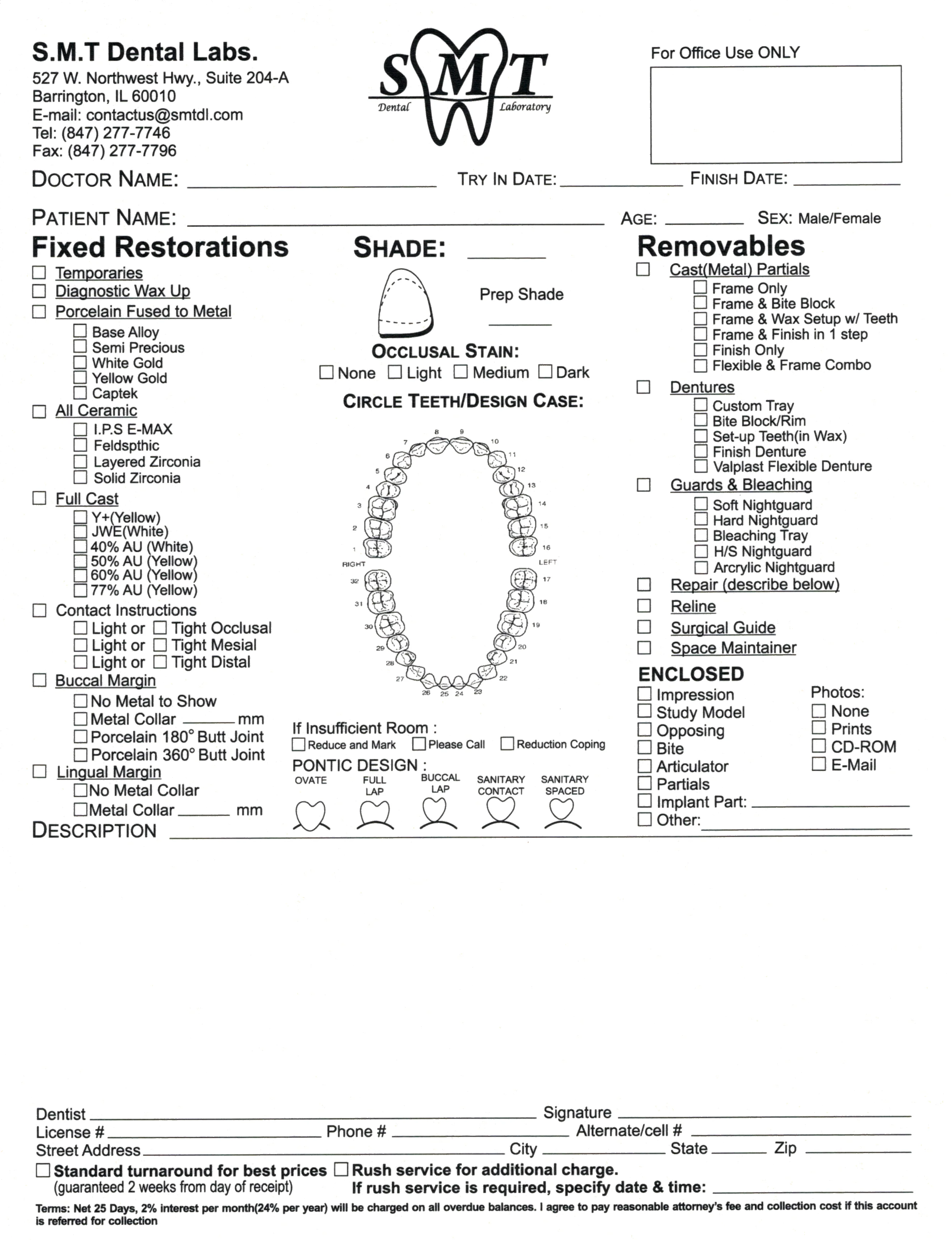 forms-procedures-smt-dental-lab