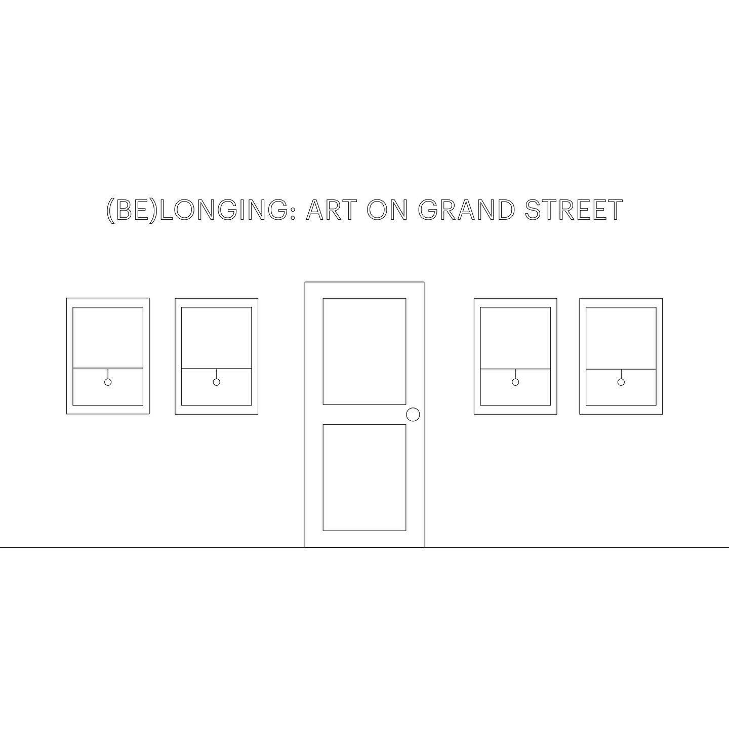 coming soon to a window near you&hellip;

so pleased to announce that I will have two new pieces in (be)longing: Art on Grand Street, an art exhibition activating windows on Grand Street from June 29th - July 23rd, curated by @sleepwhenimded 

openin