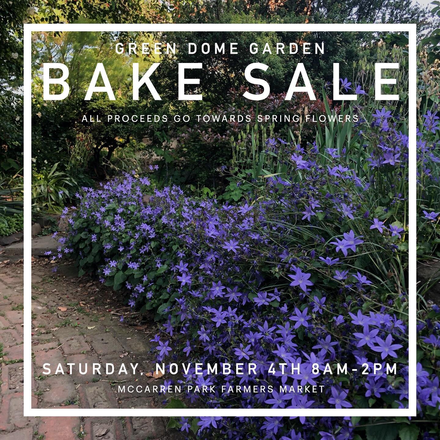 @greendome_garden bake sale this Saturday!
right next to McCarren Park Farmers Market, just outside the main Green Dome Garden entrance
there from 8am until everything is eaten&hellip; err&hellip; sold! 🍪