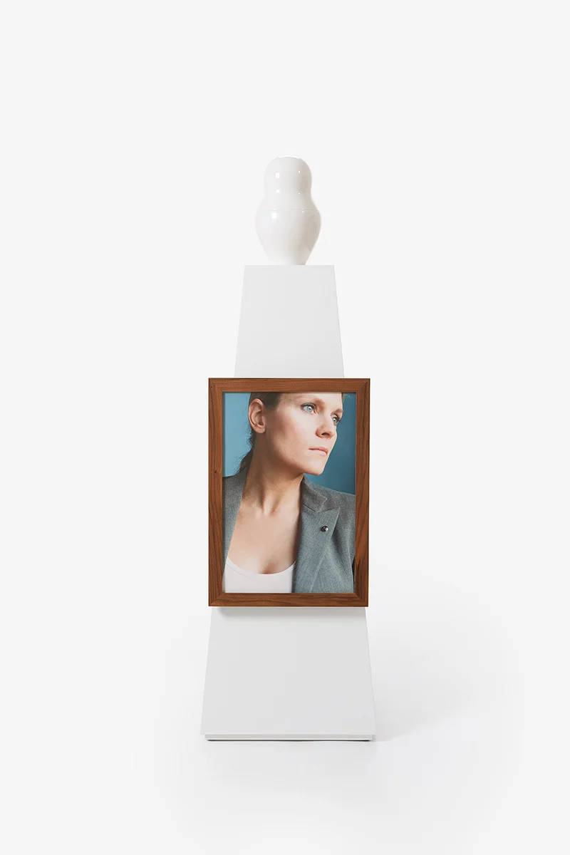 Picture Frame large Veneer Walnut