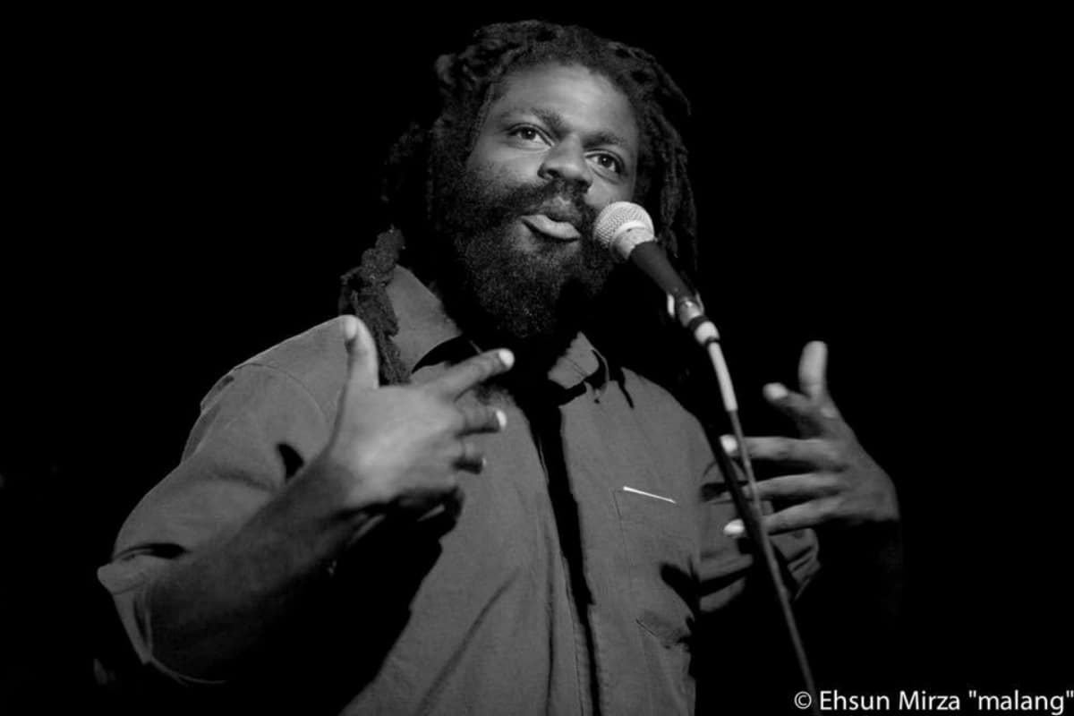 Since relocating to Providence Rhode Island from Florida in 2012, Vatic Kuumba has represented Providence at the National Poetry Slam from 2014-2016, and served as coach for the 2017 team. In May 2015, Vatic gave a TEDx talk explaining his original show, Rap Slam, and his vision for the next century of hip hop. Rap Slam is a hybrid of performance poetry and competitive rap. Currently vatic is a playwright in residence at as220 black box theatre as well as the AS220 youth theatre coordinator. Vatic is also serving as co-director of Providence Poetry Slam. 