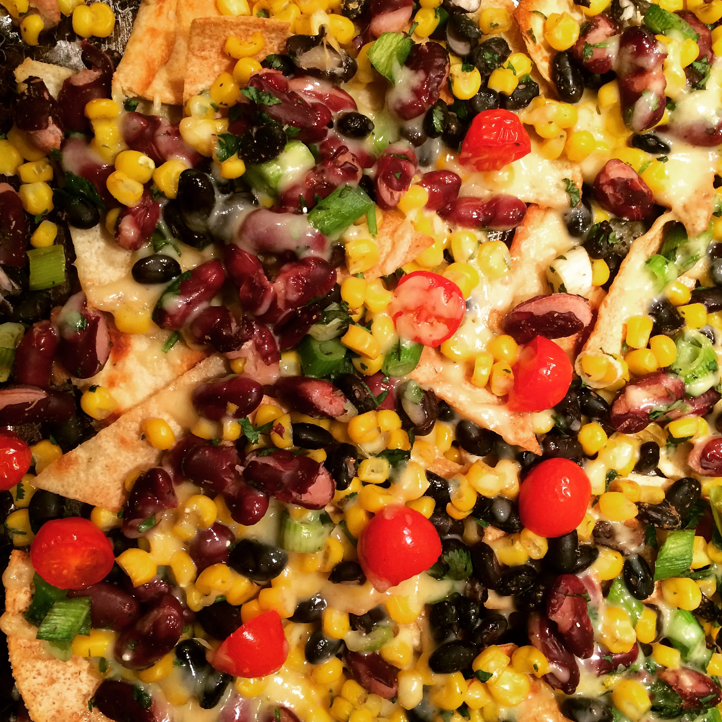 Two-Bean Sheet Pan Nachos