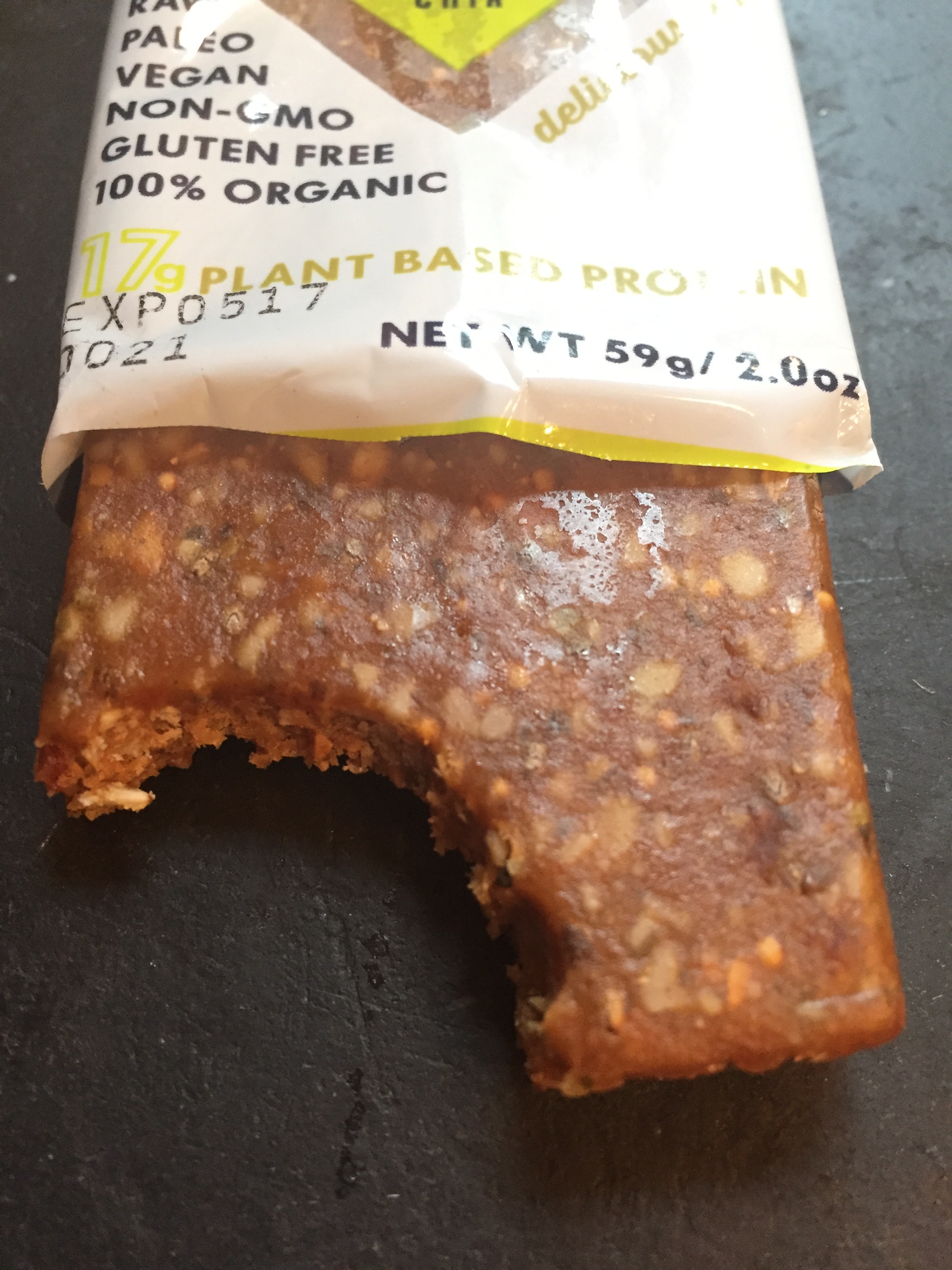 This immunity formula with hemp, lemon tahini, hemp and goldenberries was one of my favorites, along with the anti-inflammatory bar with turmeric.