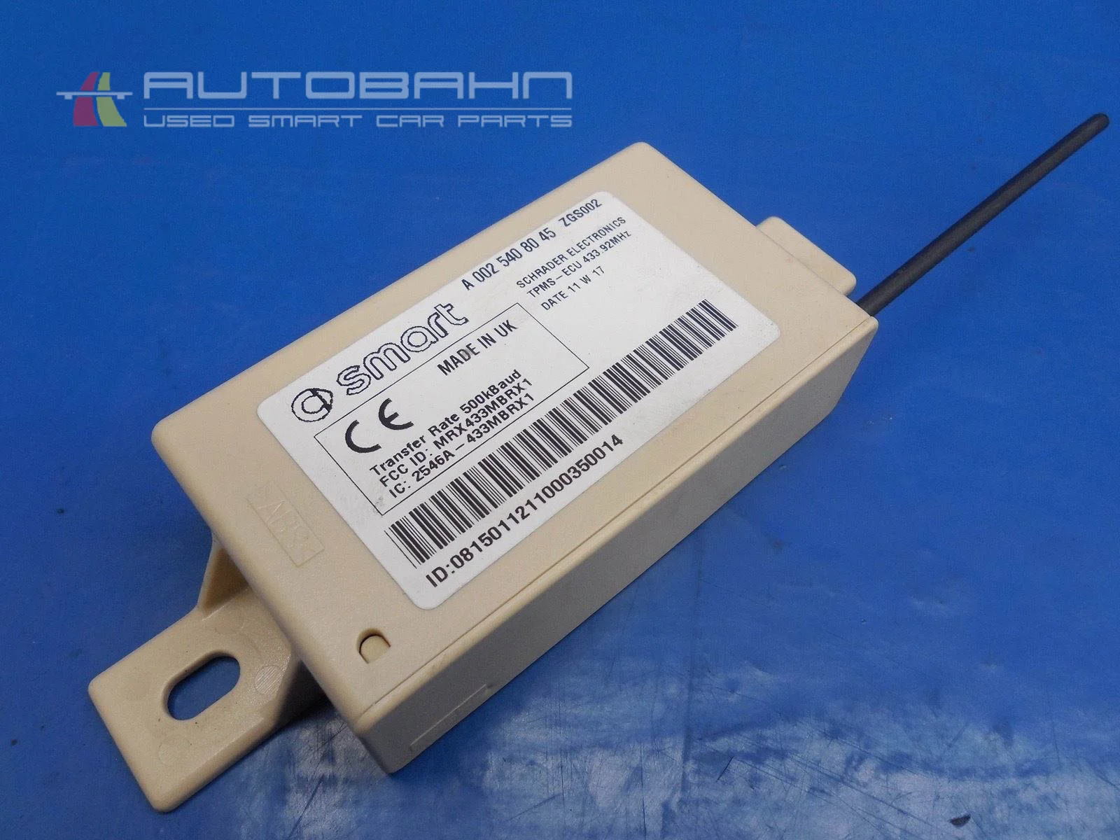 Fortwo Passion Pure 2008-2013 OEM TPMS Control Module — Call to place ...