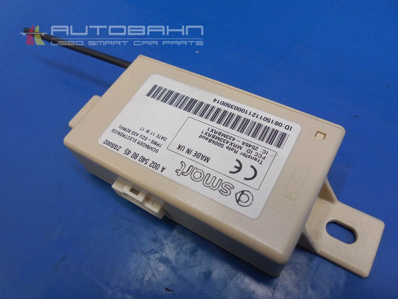 Tpms Control Module Fortwo Passion Pure 2008-2013 OEM TPMS Control Module — Call to place ...