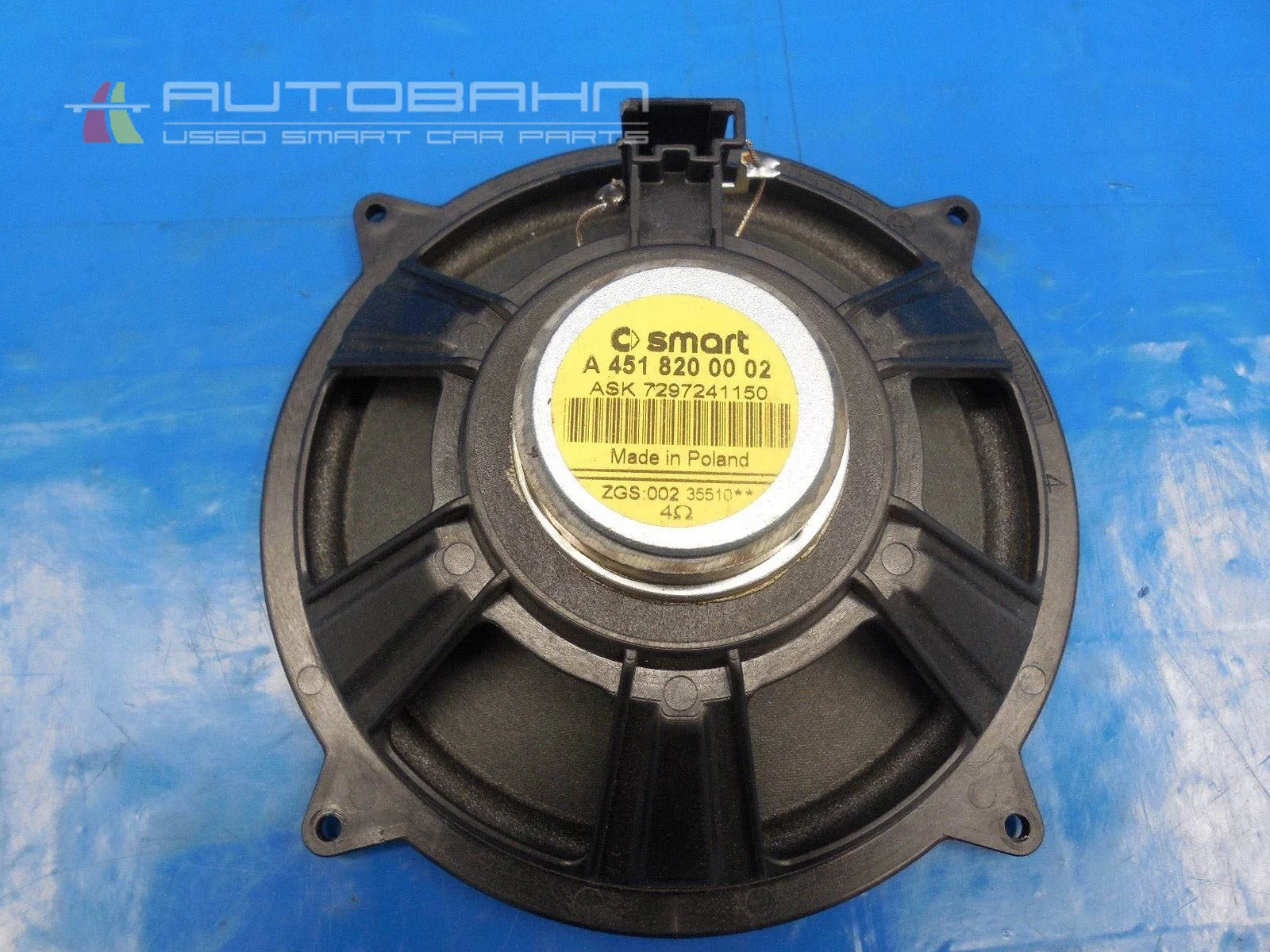 Fortwo Passion Pure 2008-2014 OEM Door Speaker 04.jpg
