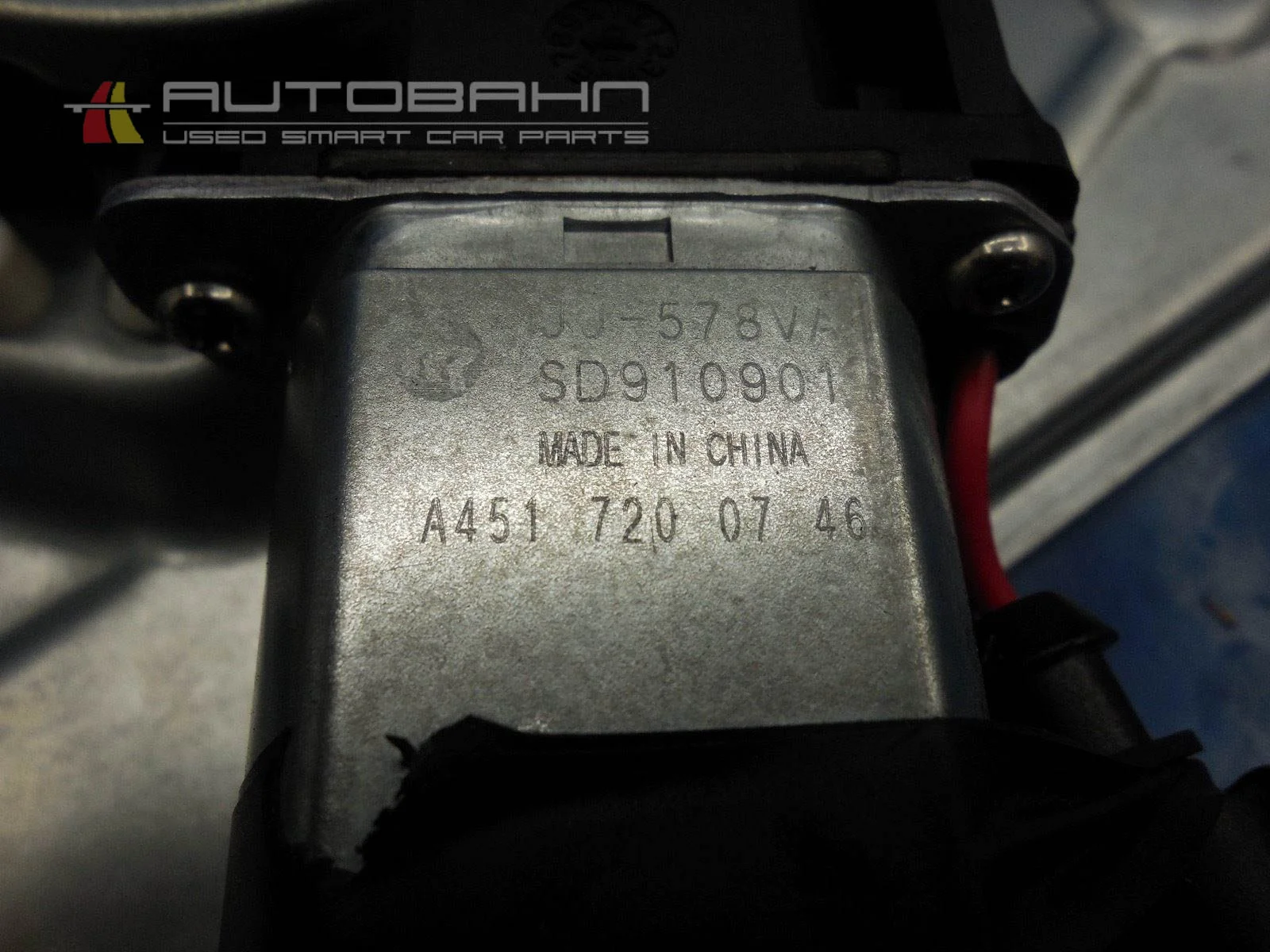 Fortwo Passion Pure 2008-2014 OEM Left Side Window Regulator & Motor 08.jpg