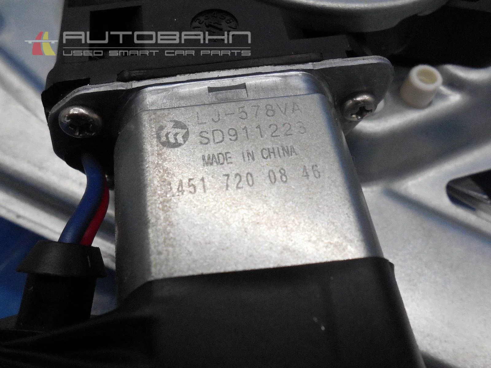 Fortwo Passion Pure 2008-2014 OEM Right Side Window Regulator & Motor 05.jpg