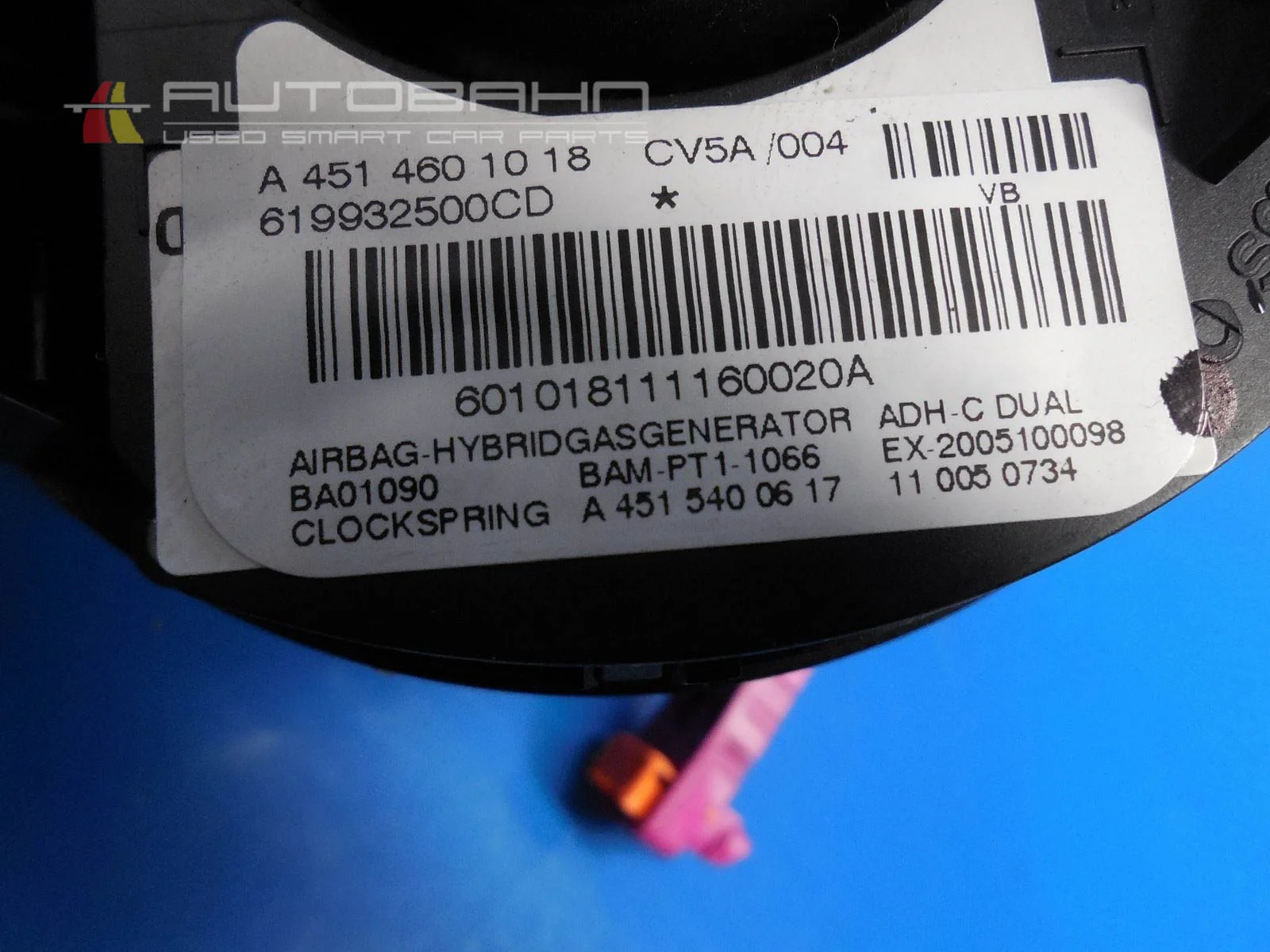 Fortwo Passion Pure OEM Steering Wheel Clockspring 02.jpg