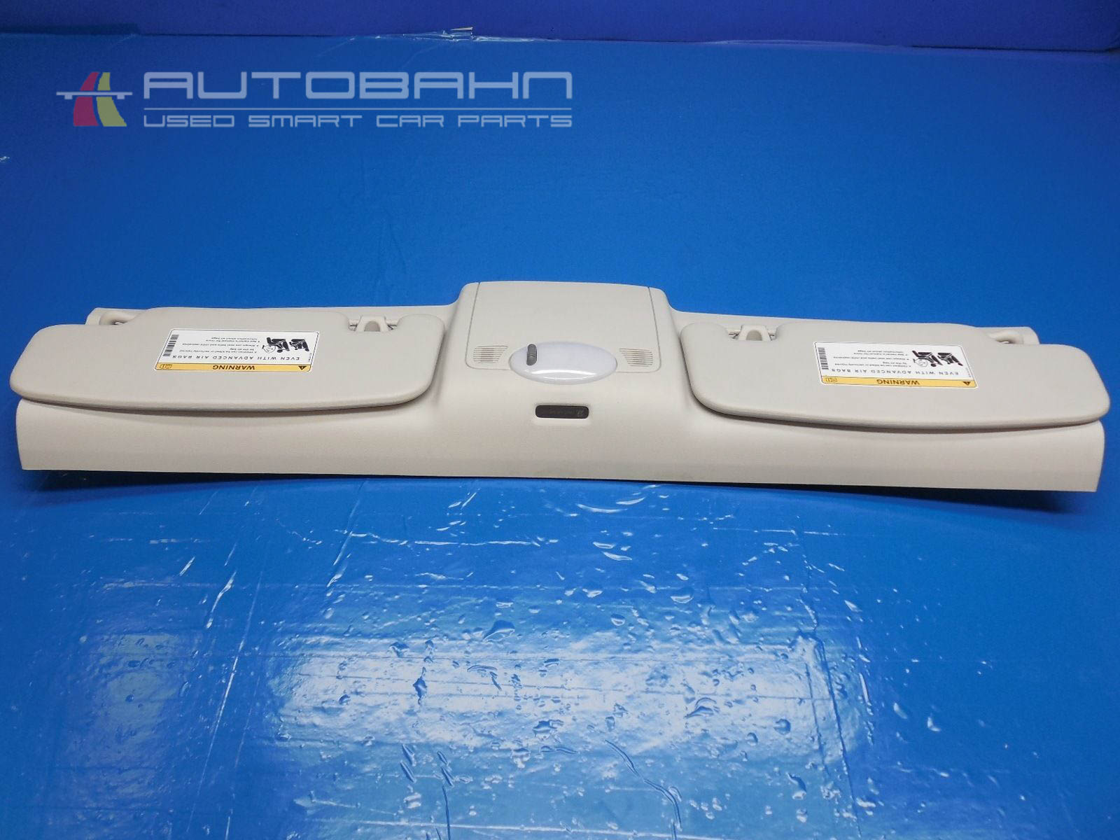 Fortwo OEM Front Headliner Trim with Fold Down Sun Visors 05.jpg