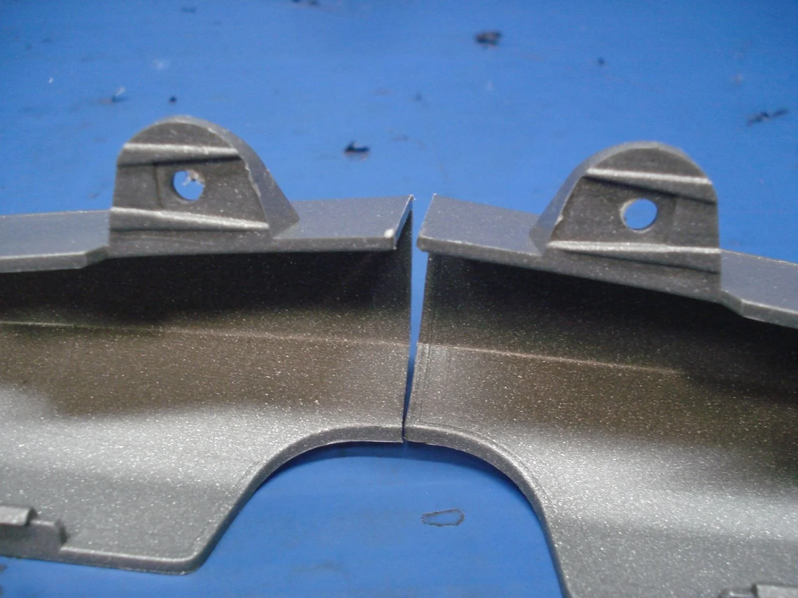 Fortwo Passion Pure OEM Dash Side Trim Both Sides Matte Gray 03.JPG