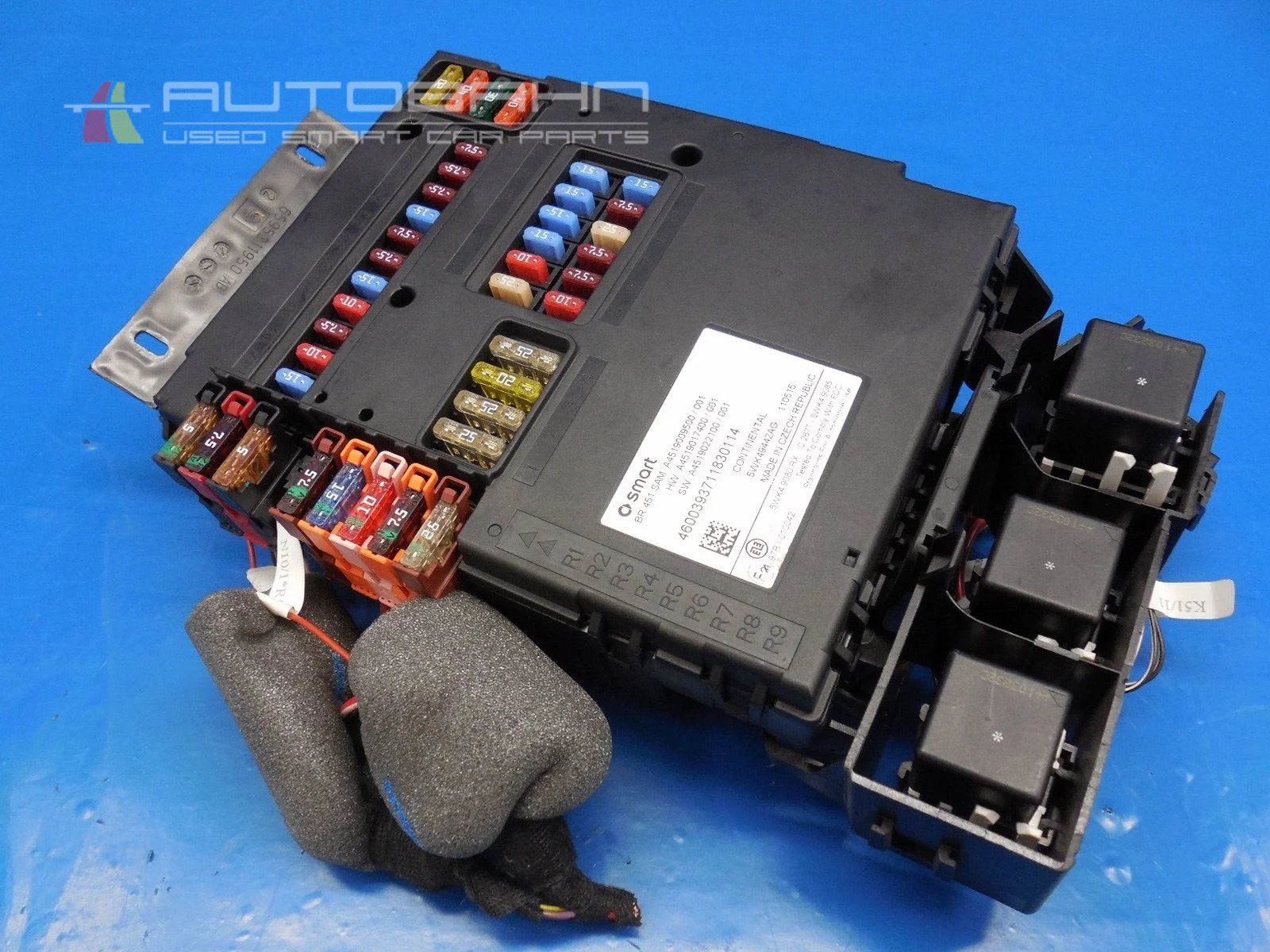 Fortwo Passion Pure (2008-2015) OEM Complete Fuse Box-Relay Board 01.jpg