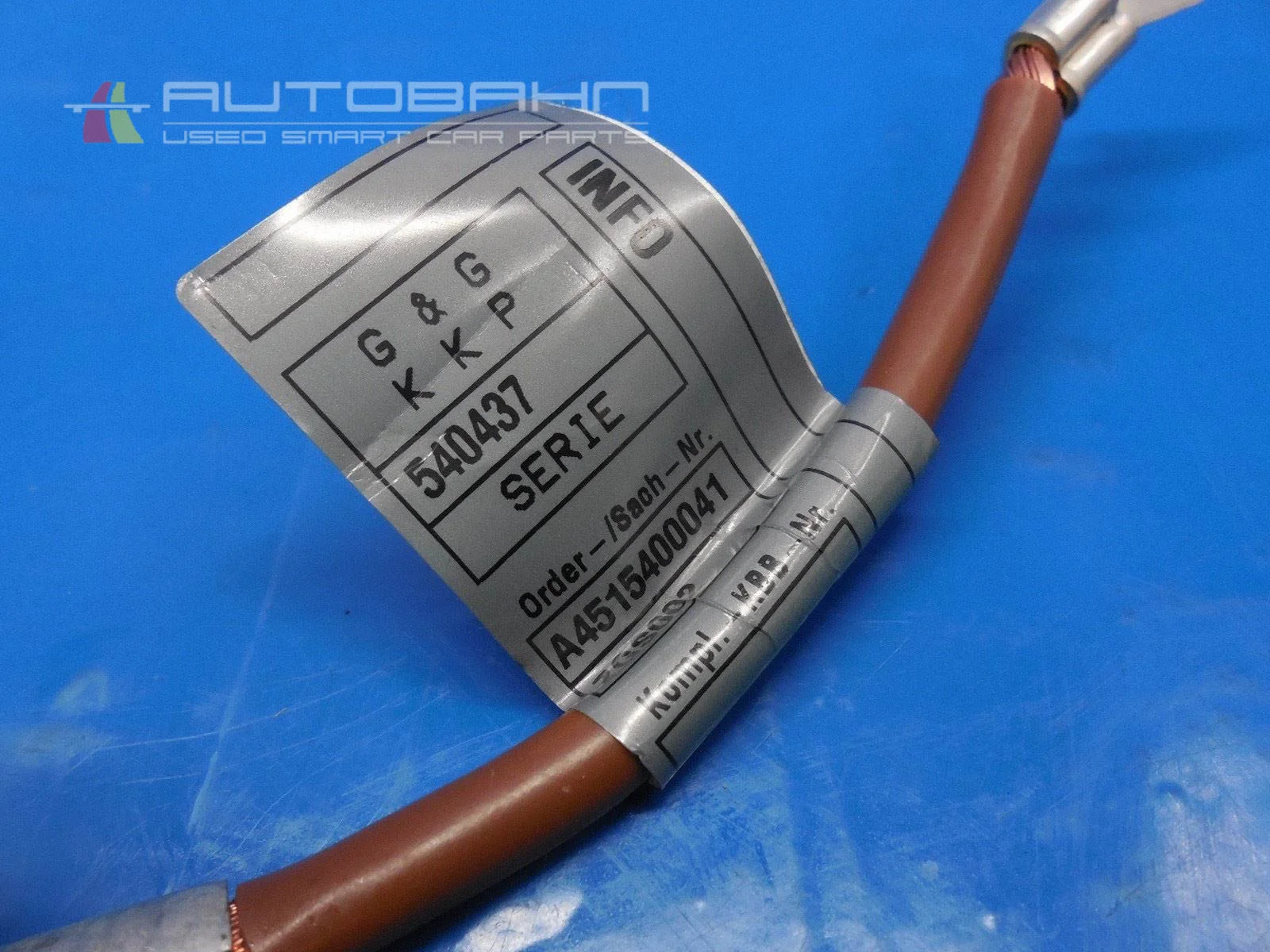 Fortwo Passion Pure (2008-2015) OEM Battery Ground Cable 04.jpg