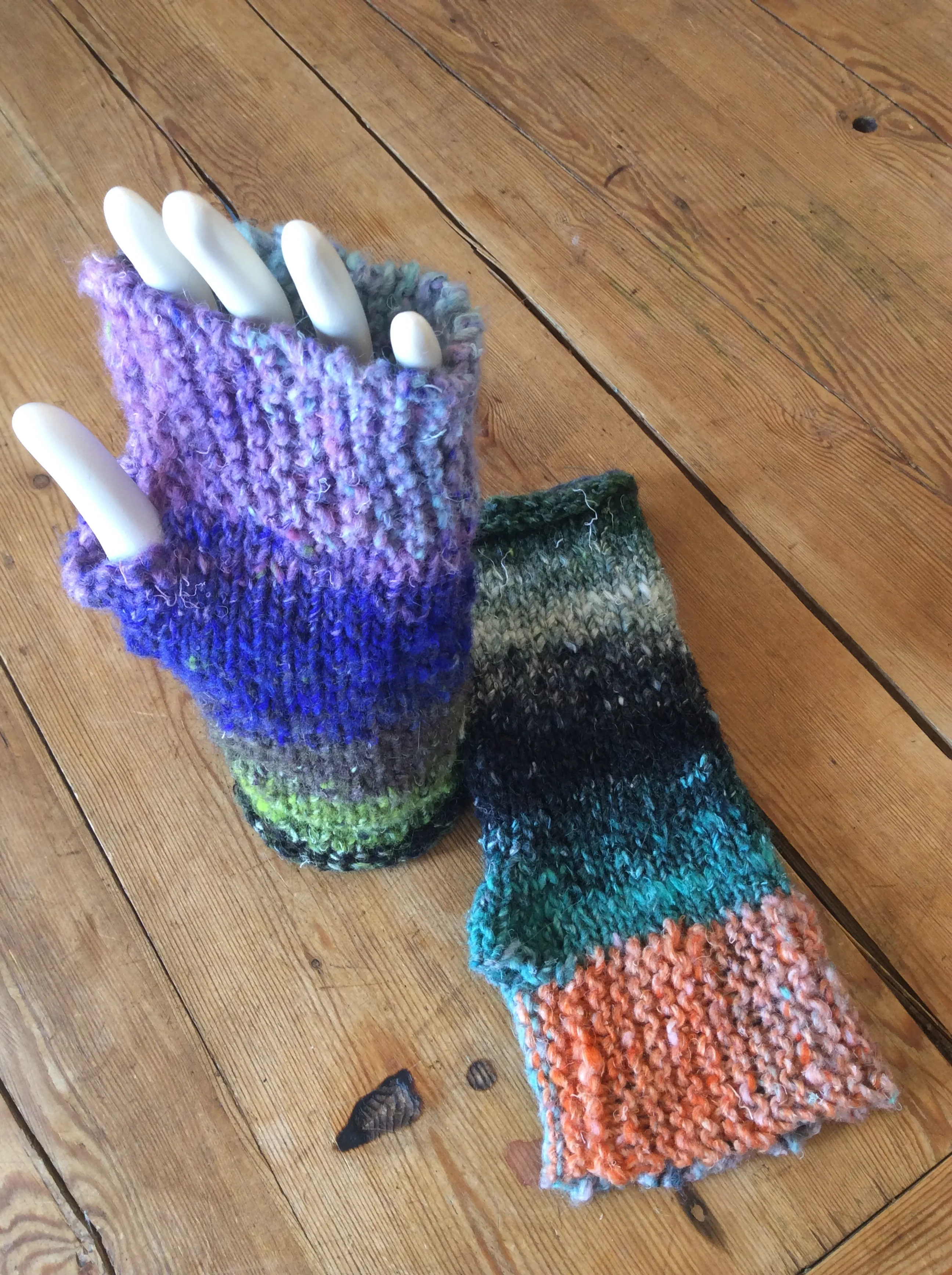 Fingerless Mitts Class