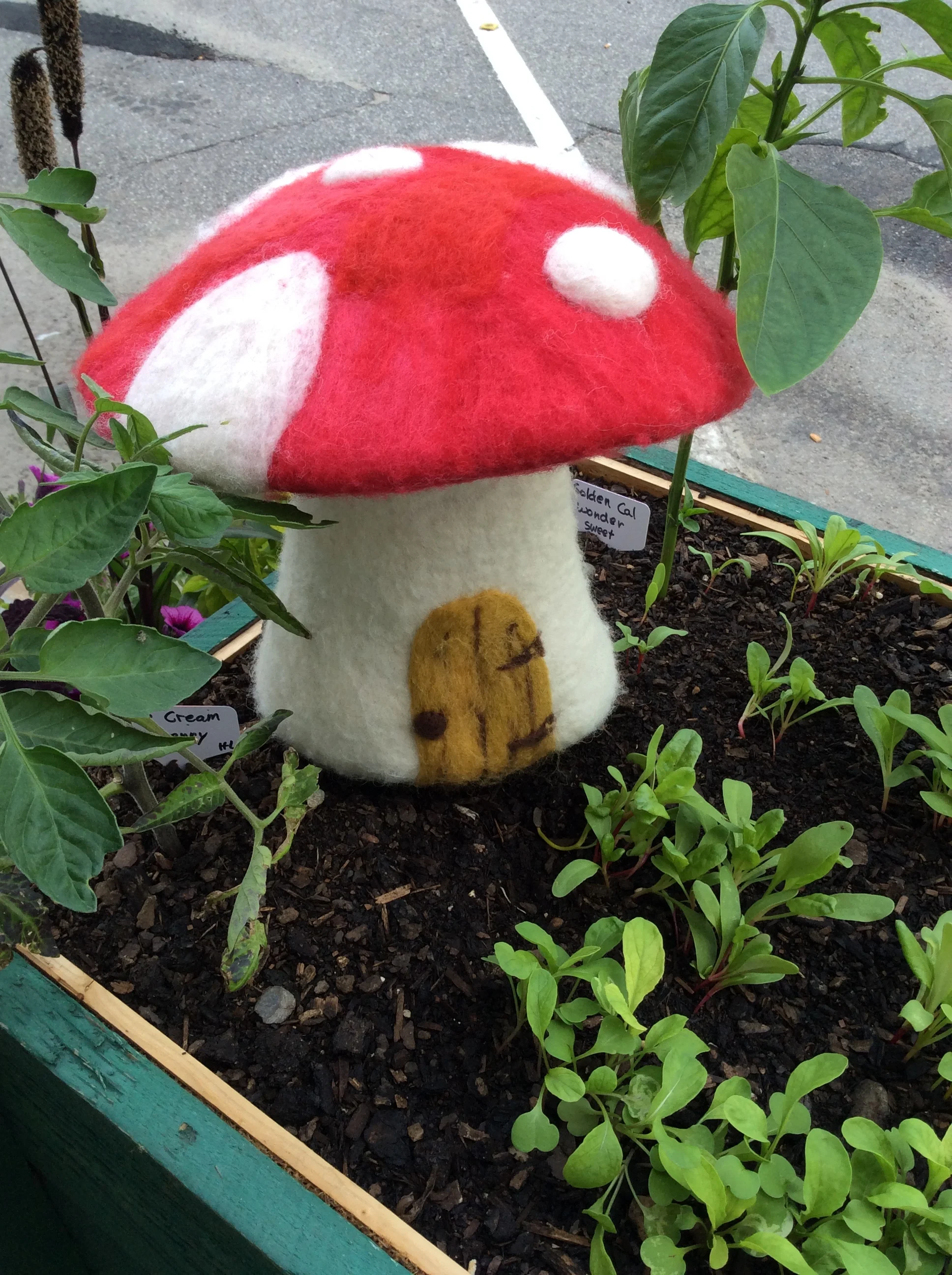 Felt Toadstool House