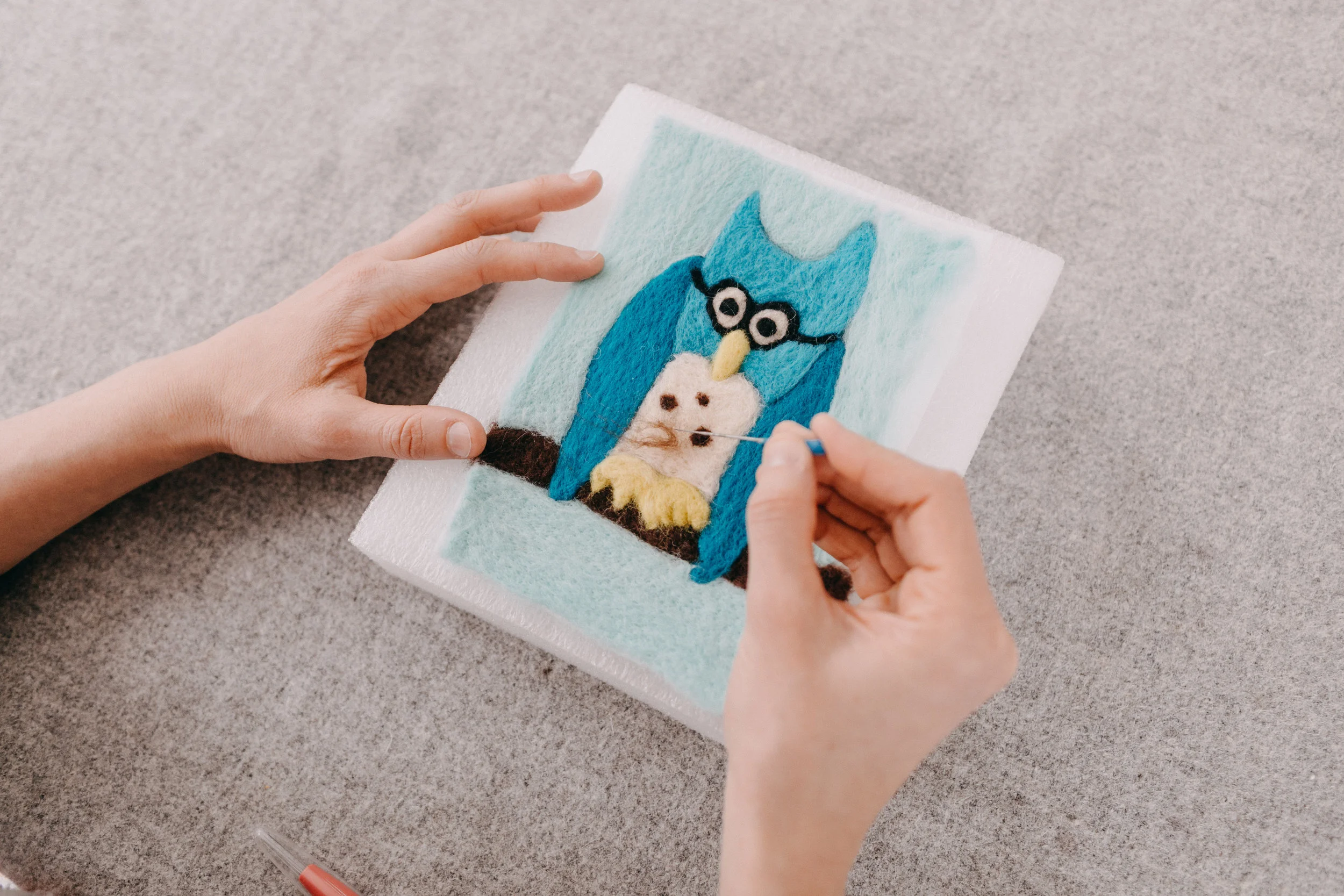 Flat Felting Fun