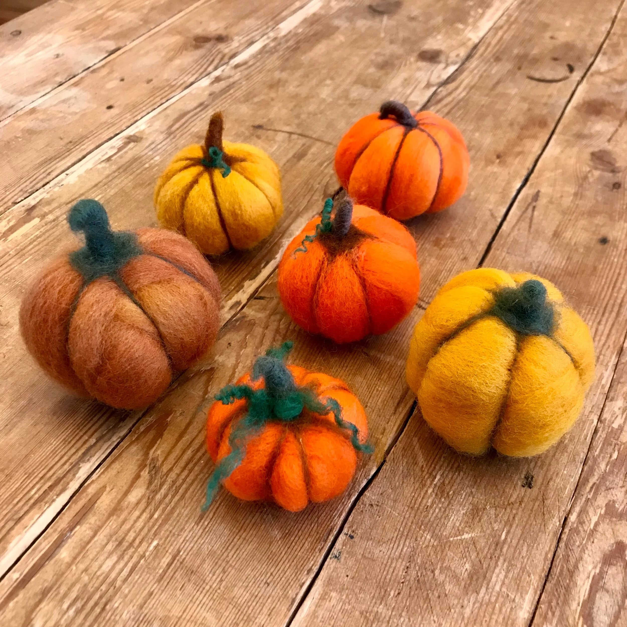 Needle Felt Pumpkin