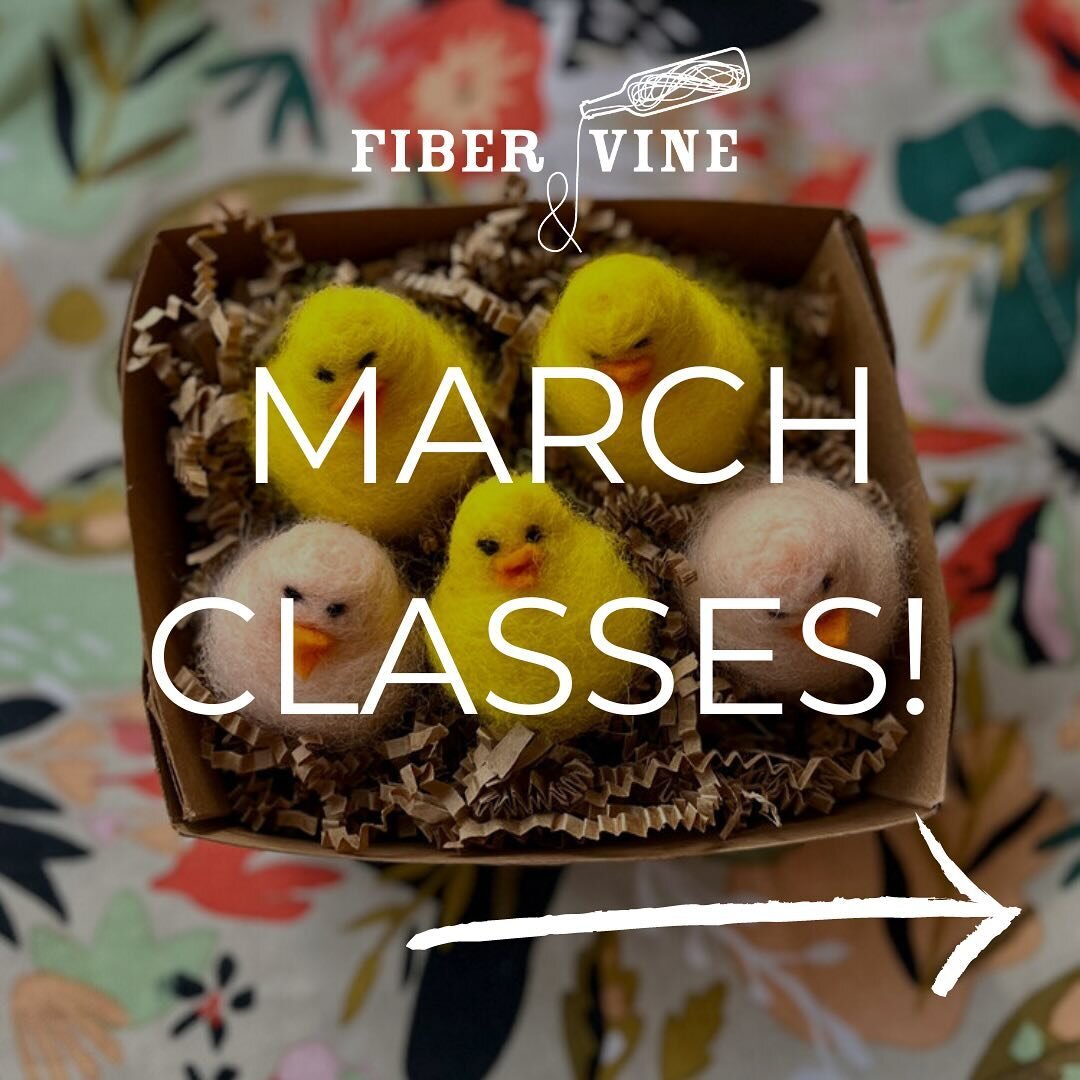 You guys, our March classes are close to selling out! There are a few spots left you can snag if you sign up asap. We have room for 2 more in each session of our Spring sweater kal as well. Head to our profile link to learn more.