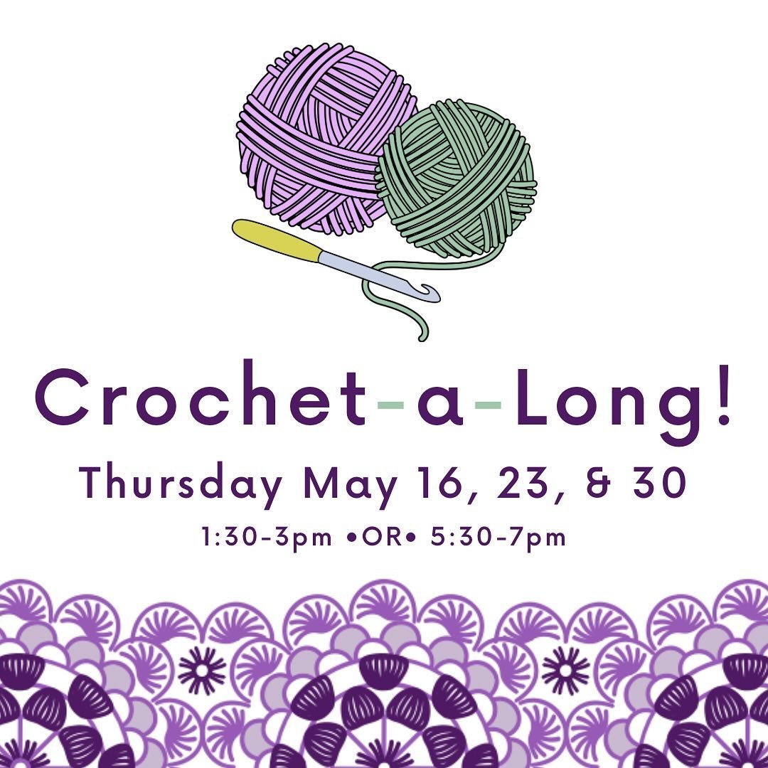 Join us for our very first Crochet-a-Long!

We&rsquo;ll be using the Double Crochet Cowl pattern by Jill Wright. The instructions are straight forward, utilizing both front and back post double crochet stitches to create a squishy, thatched texture, 