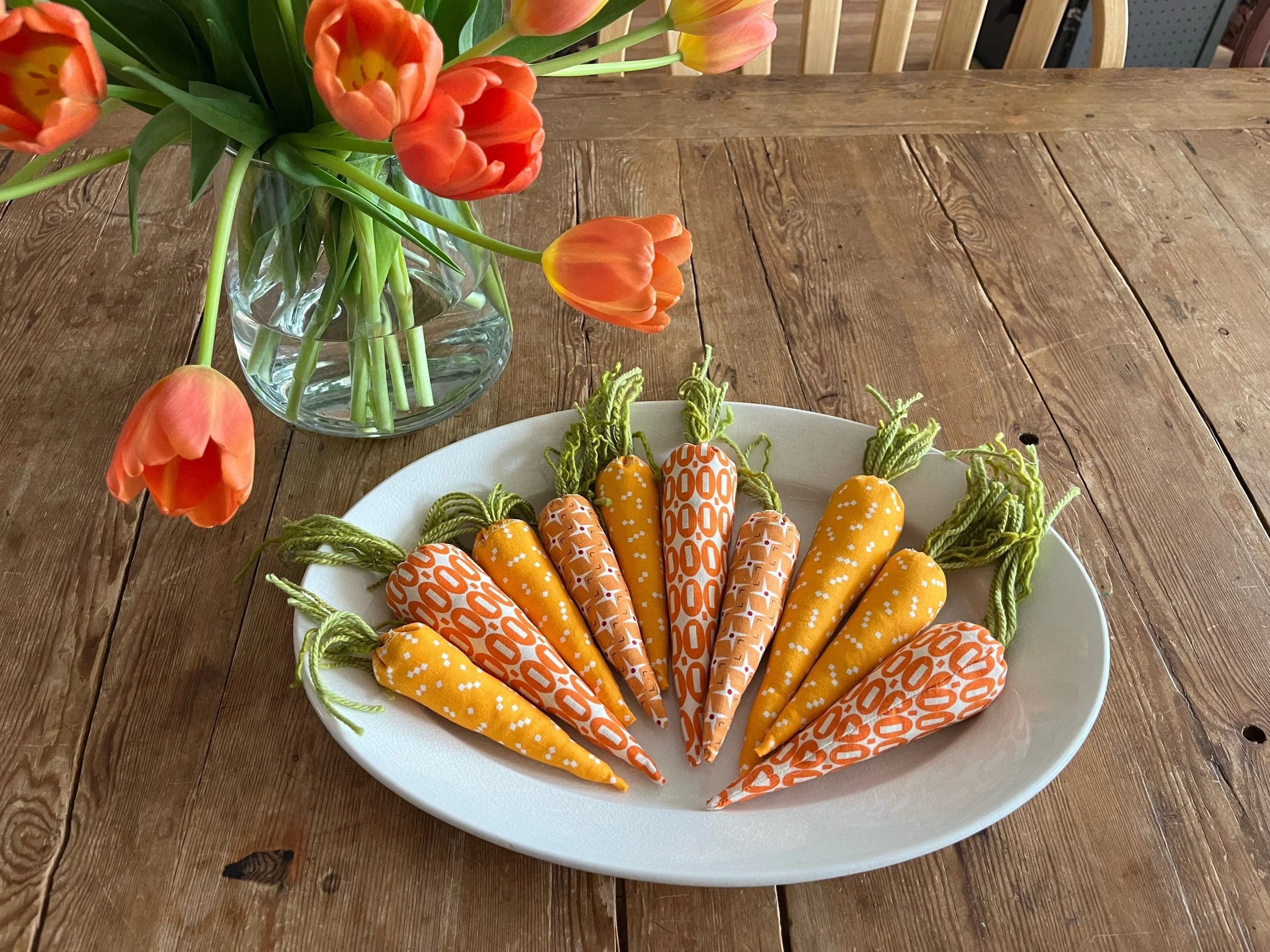 Quick, Stitch a Carrot!