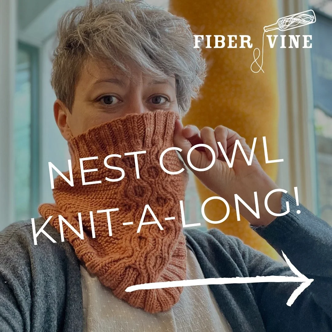 Make your new favorite cold weather accessory with us starting next week! This cozy cowl would also make a great gift.