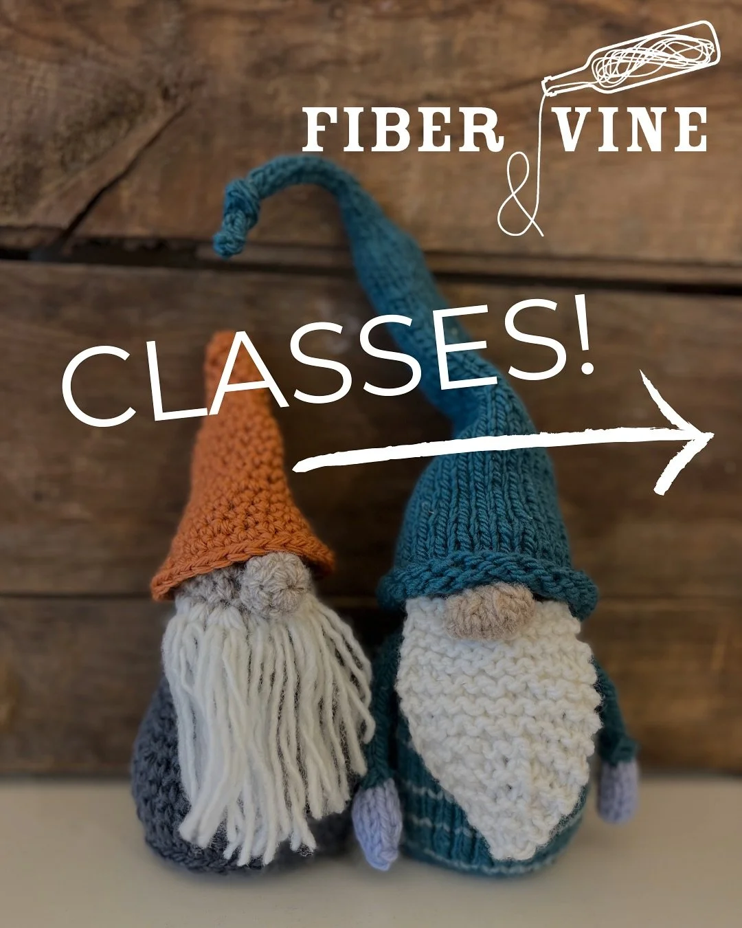 Class schedule for Feb/March/April! Come make something!  Links to all classes in our profile!