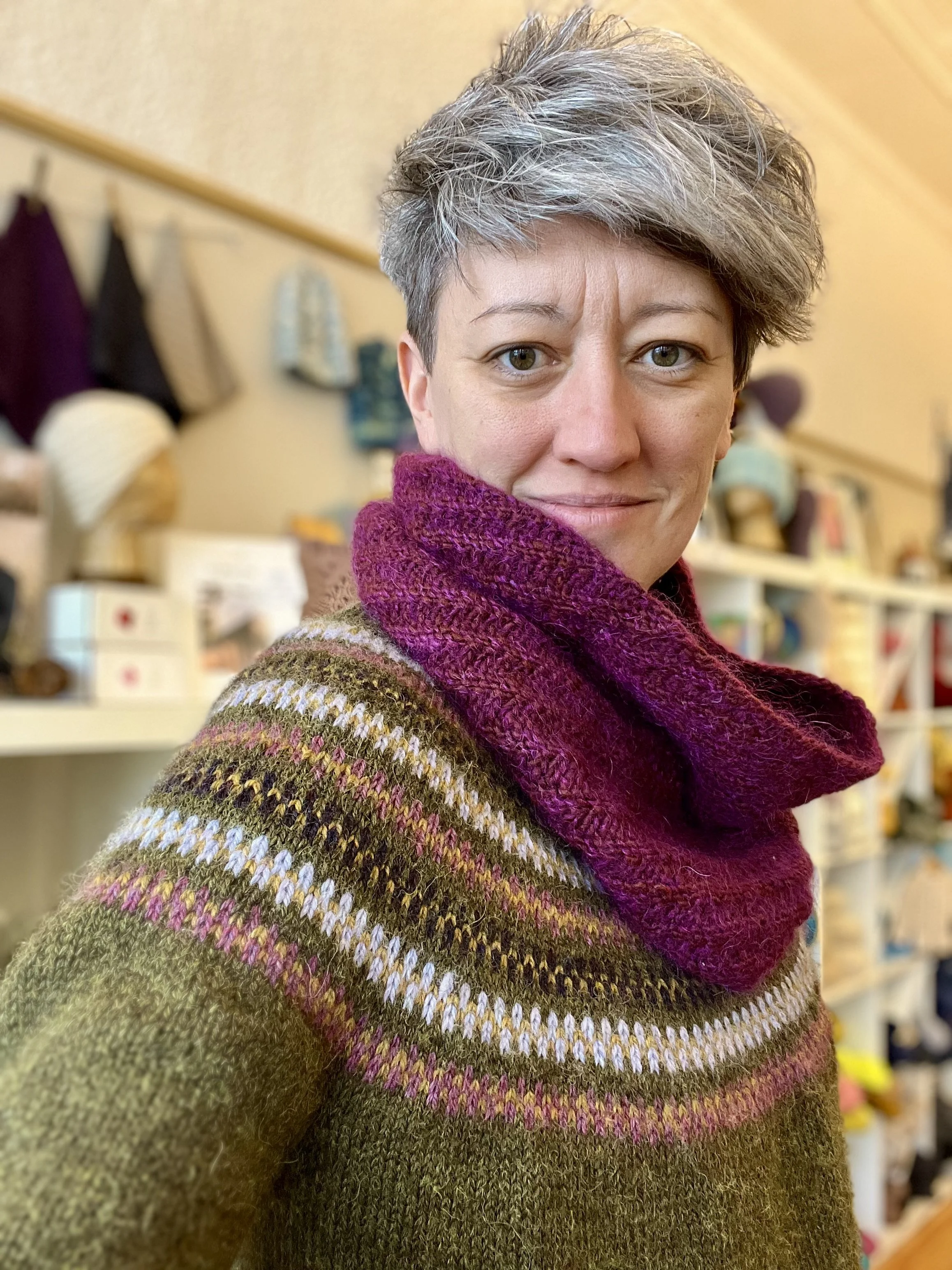 Hand Knit Cowl