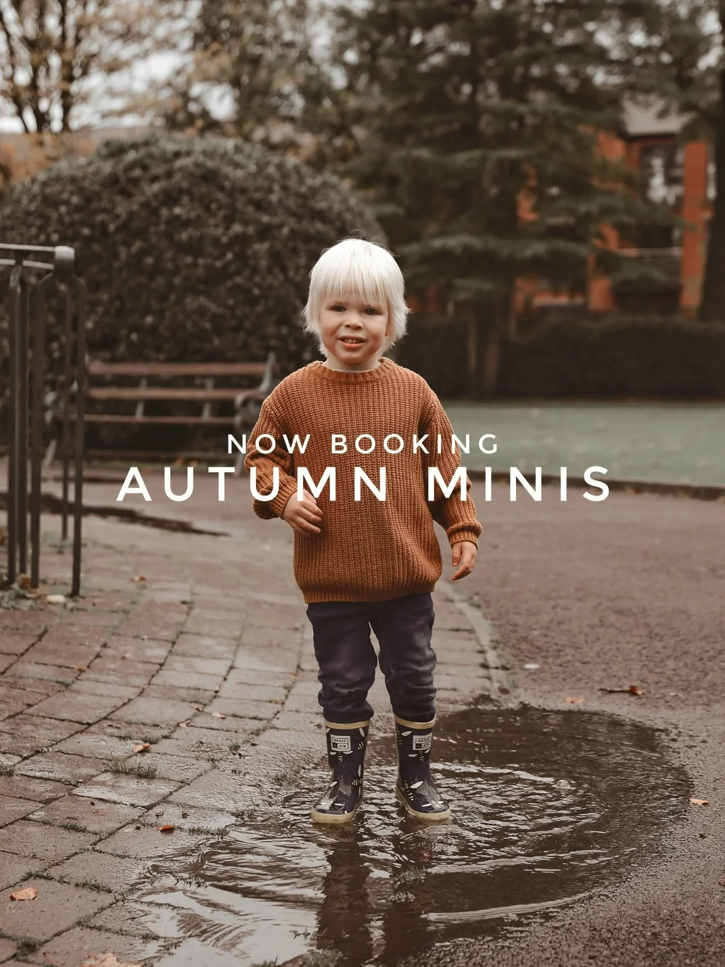 🍁🍂 AUTUMN MINI SESSIONS 🌰☕

&bull; Saturday 11th October 2025
&bull; Hare Hill Park, Littleborough 
&bull; 15 minute session just &pound;30 includes 3 images as digital downloads
&bull; Payment required on booking. Limited availability!
&bull; Sec