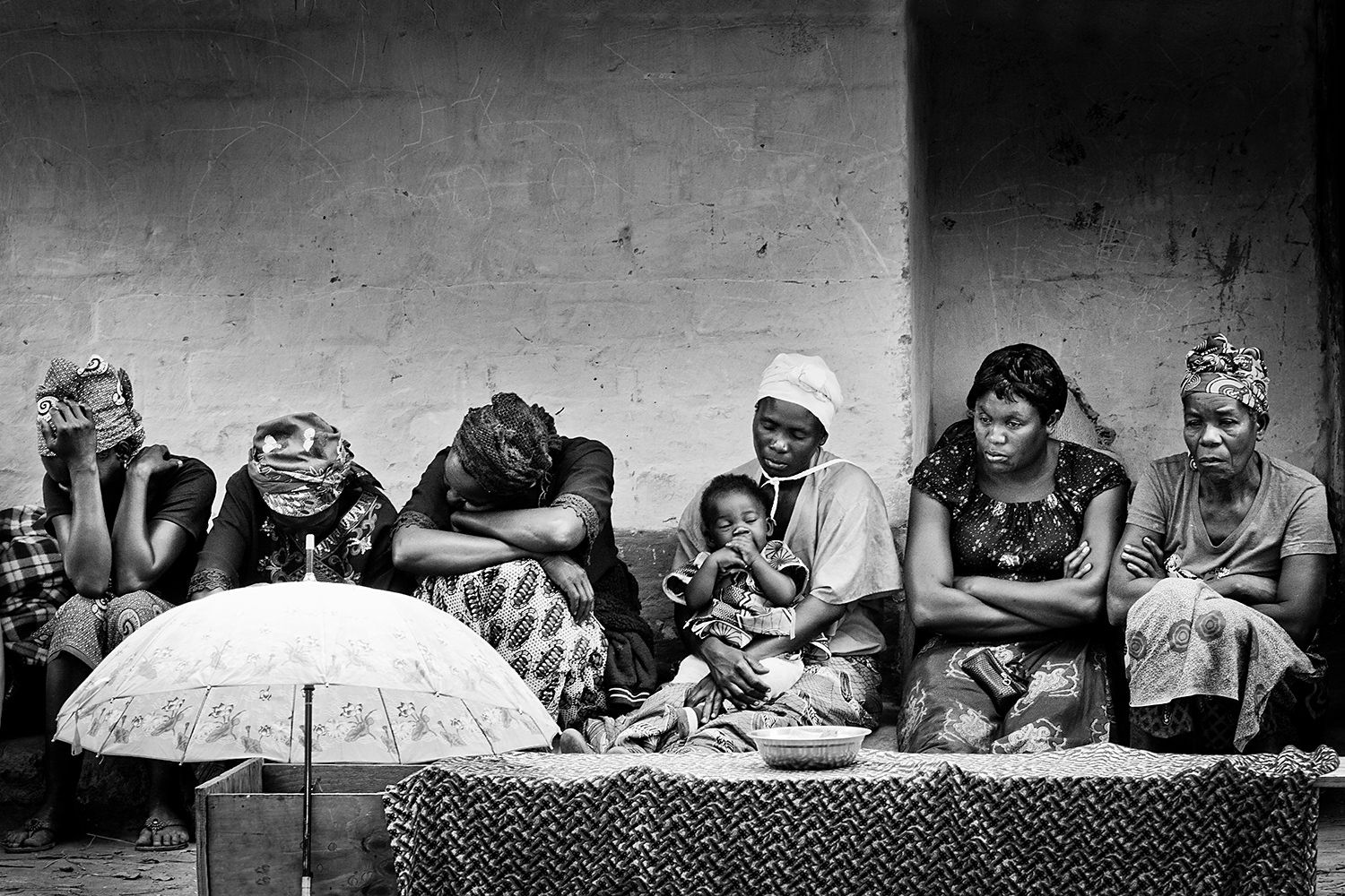 African funeral in Zambia by Edgard De Bono