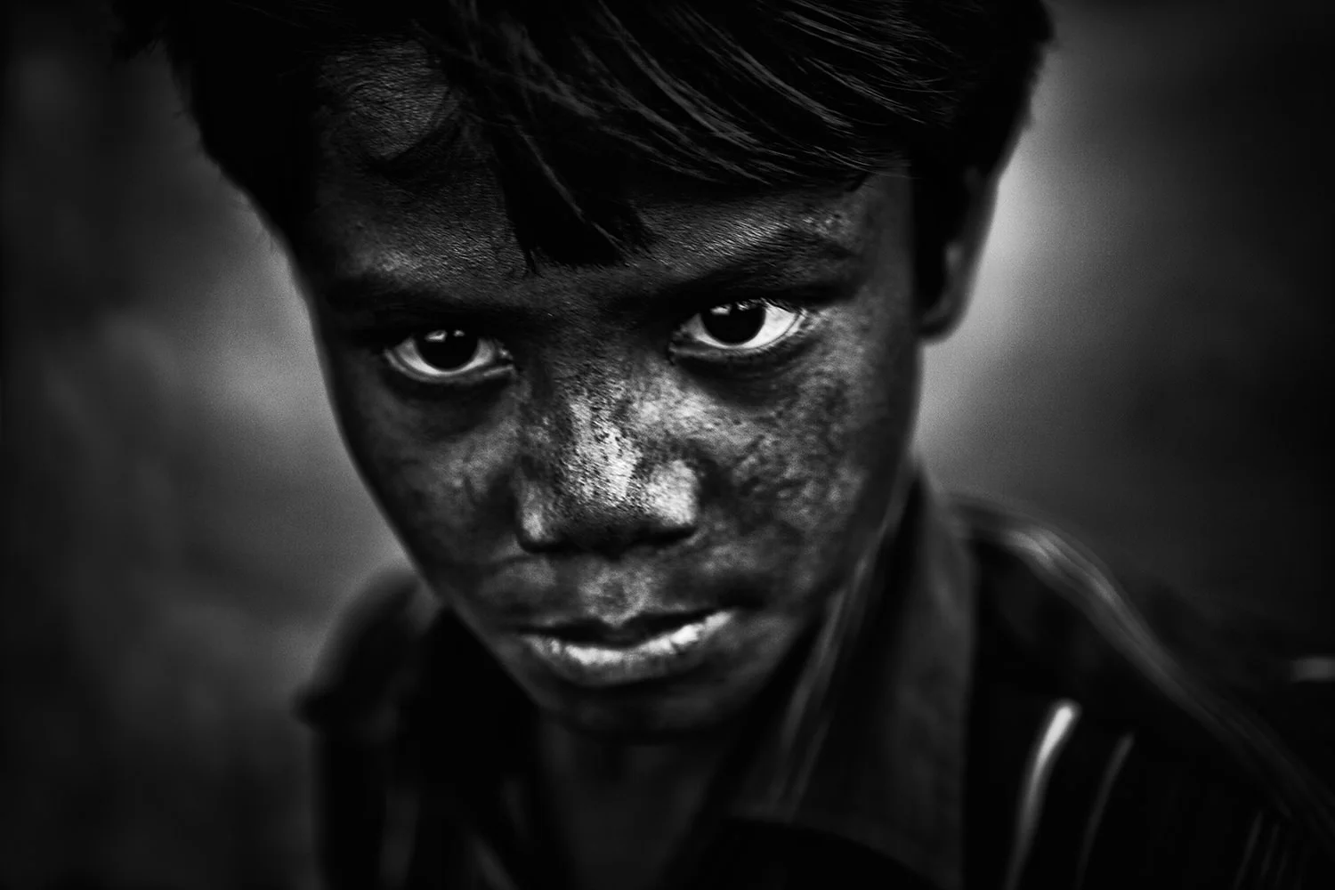 Jharia Mining - Portrait of a young miner