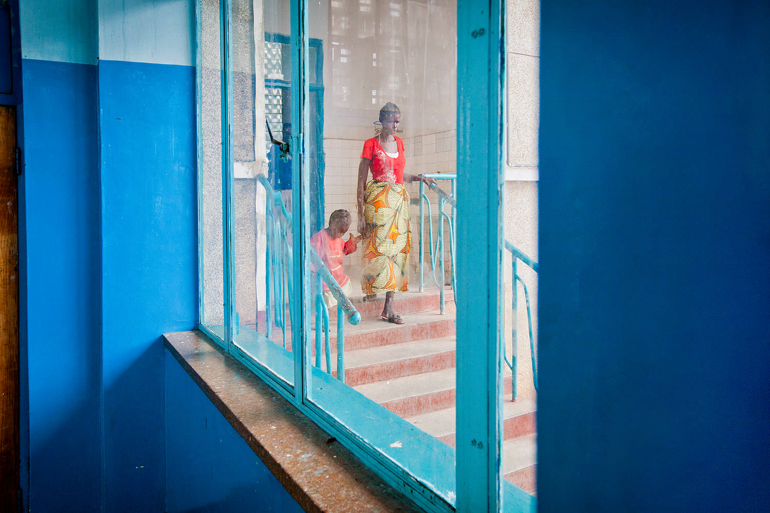 Tazara Express - Mother and son. Zambia