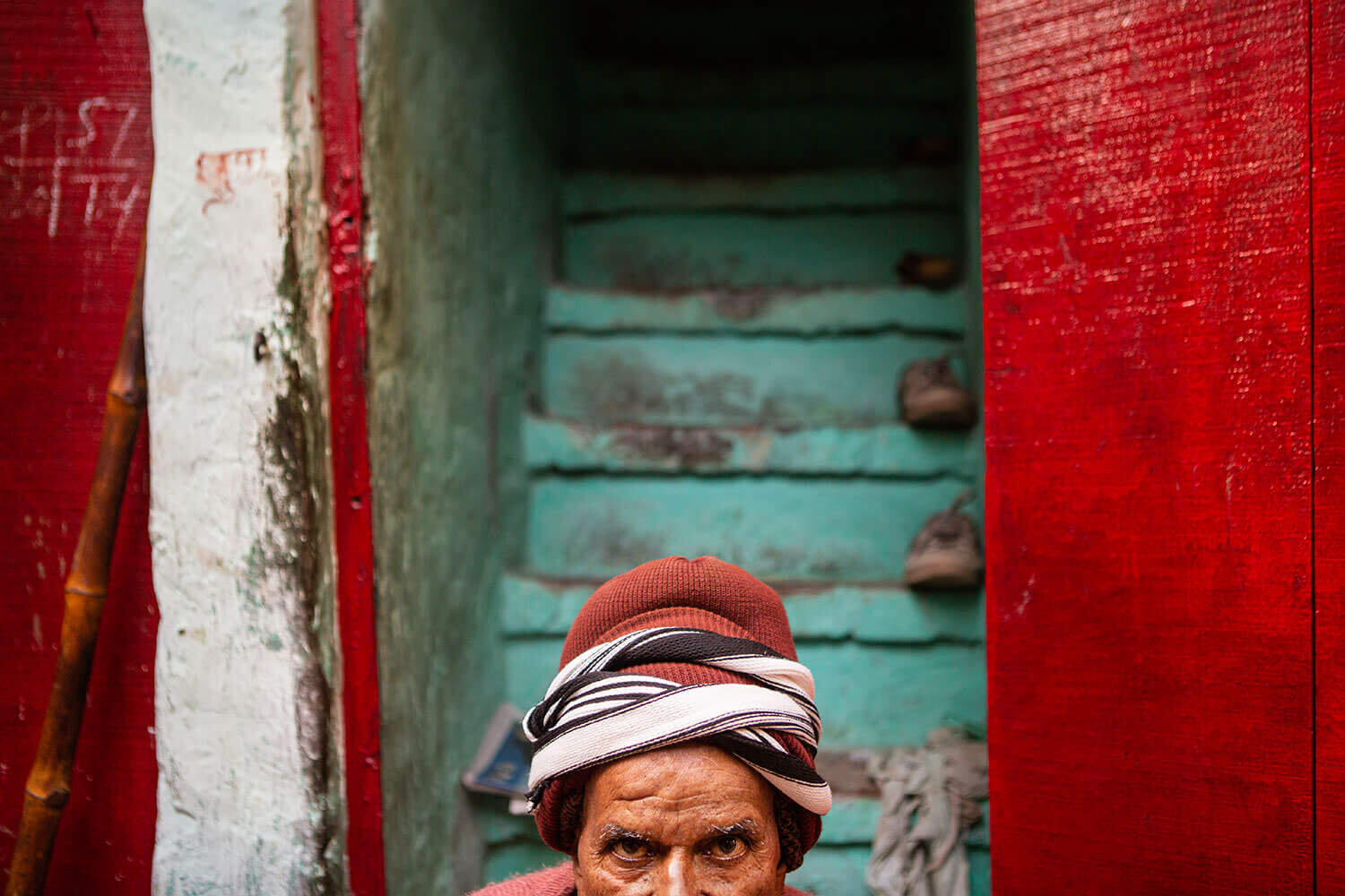 Portrait of an Indian Man in Varanasi
