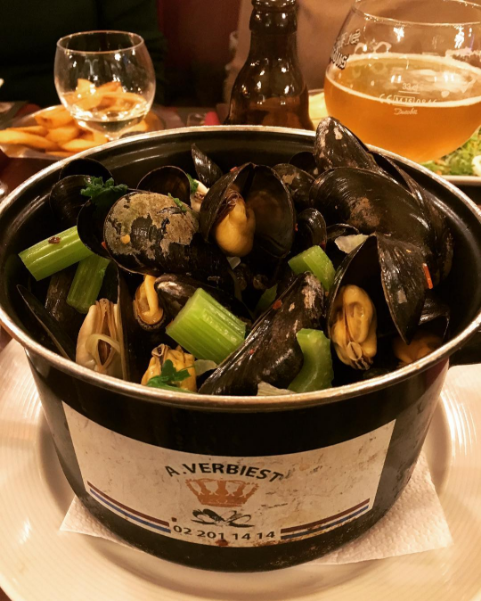 Mussels in Brussels.