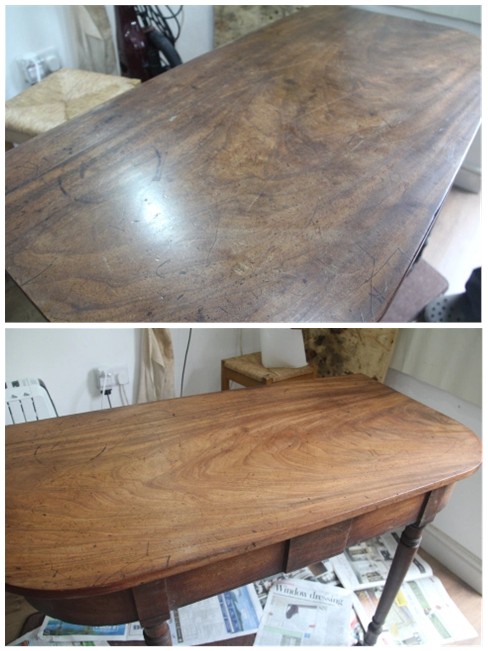 before and after cleaning