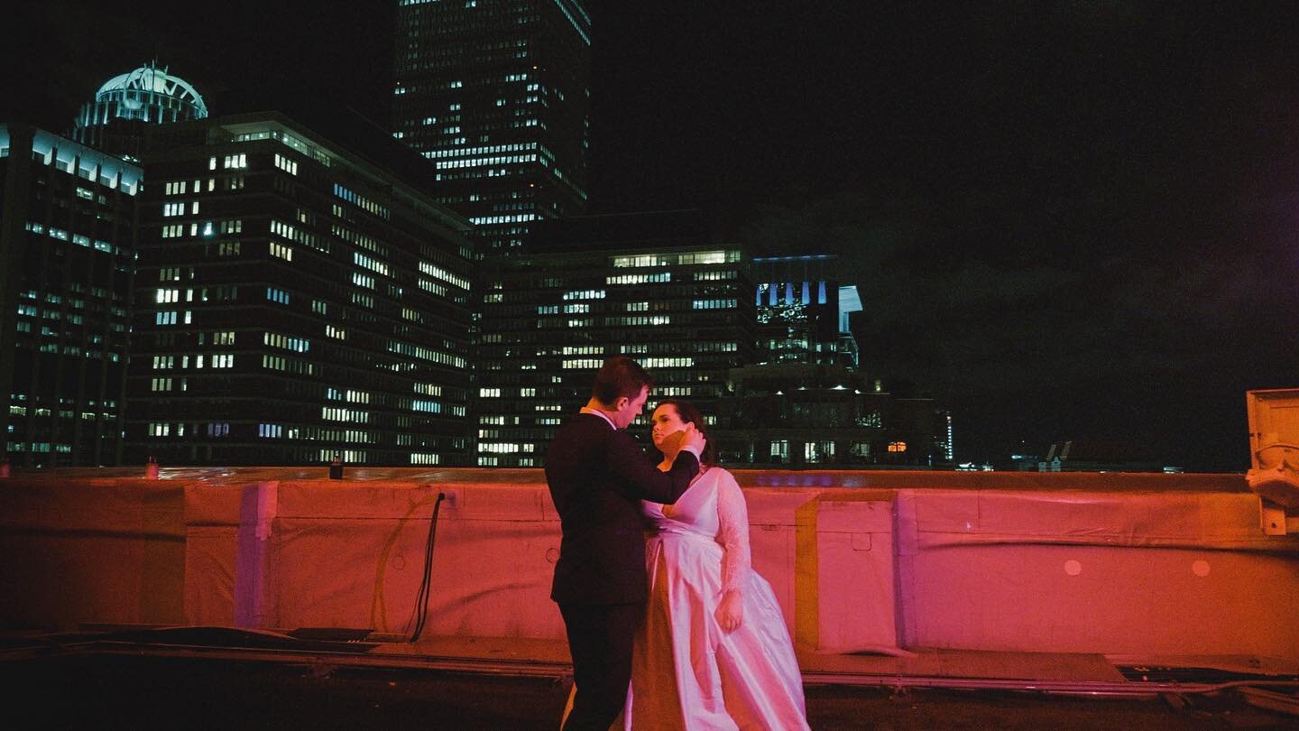 Laine &amp; Will &bull; City views from the roof of The Lenox. Shot in Boston, MA.