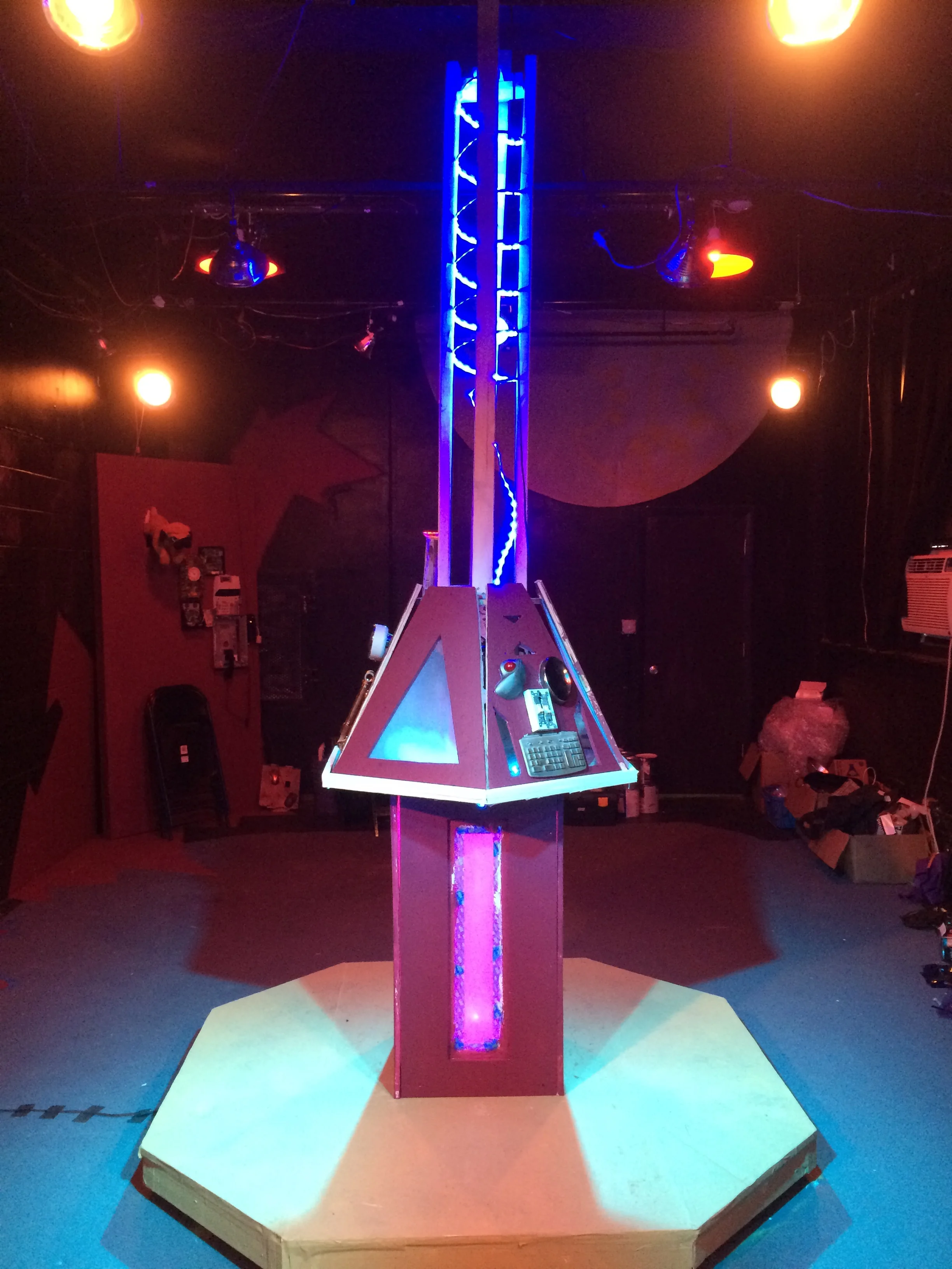 The Tardis console. 