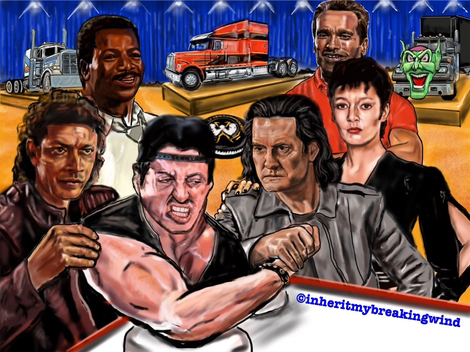 Back in my day, arm wrestling settled everything 