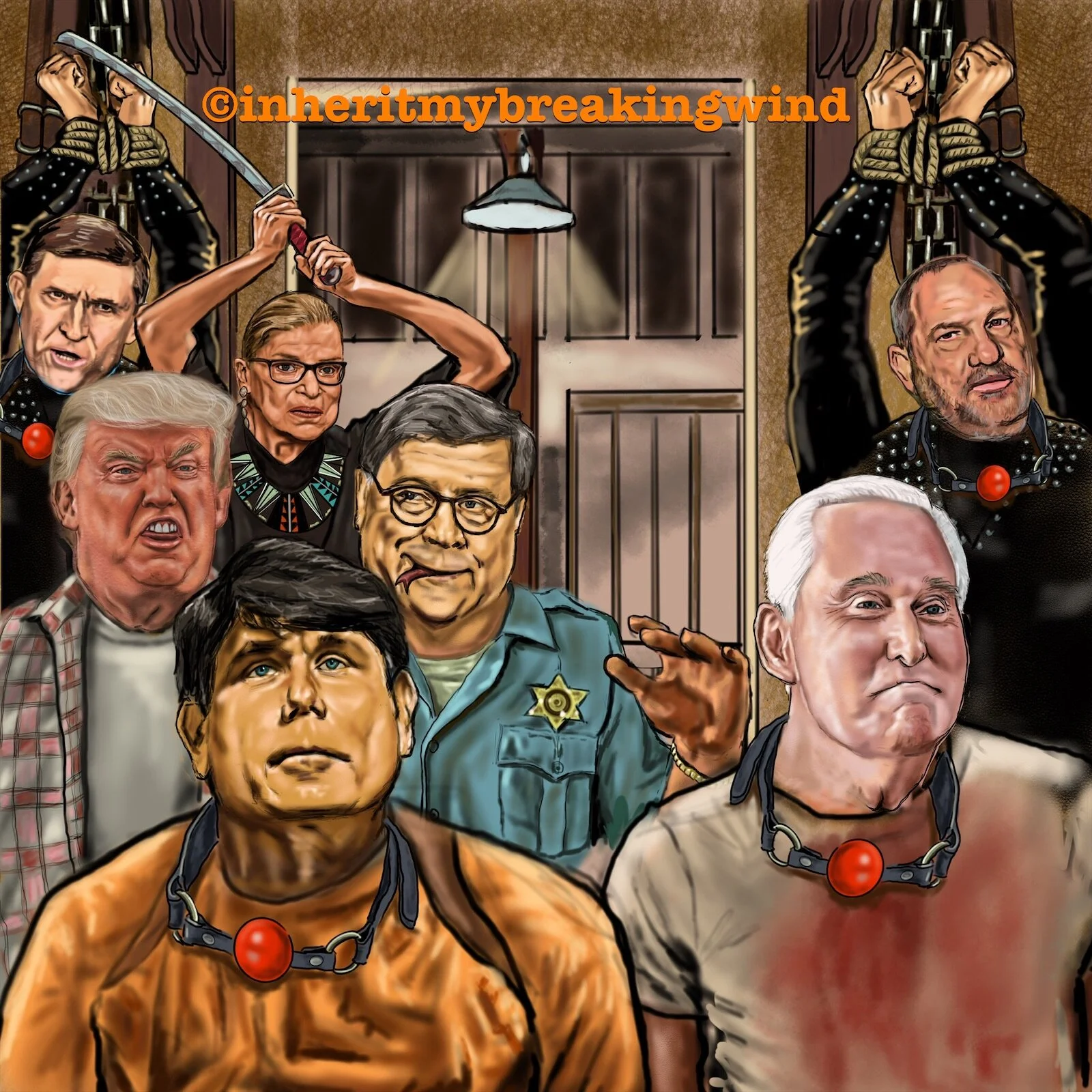 The justice system is getting kinda tired, maybe it could use a little foot massage