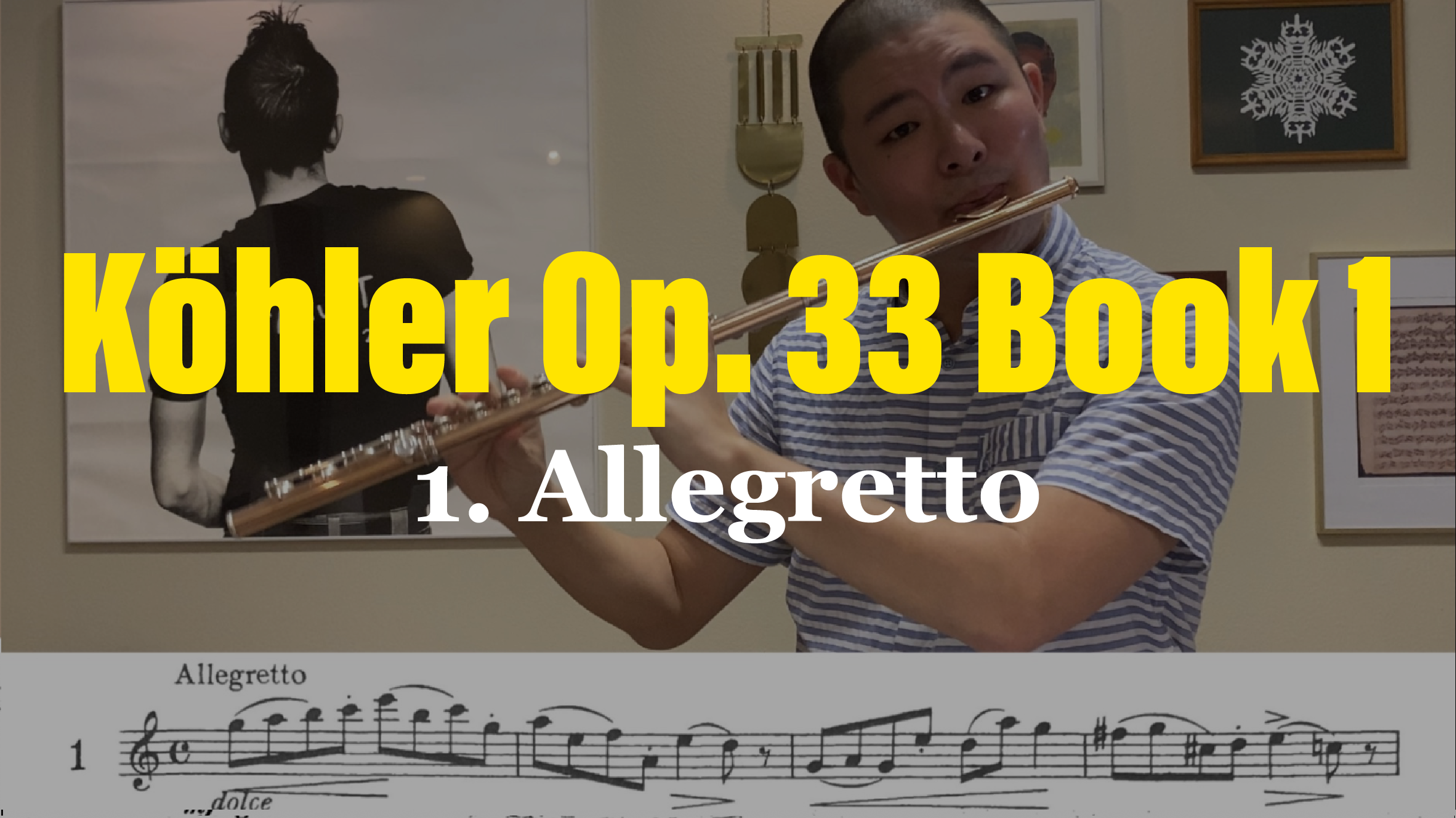 Kohler Flute Etudes Op. 33 Book 1 Melodious & Progressive Studies