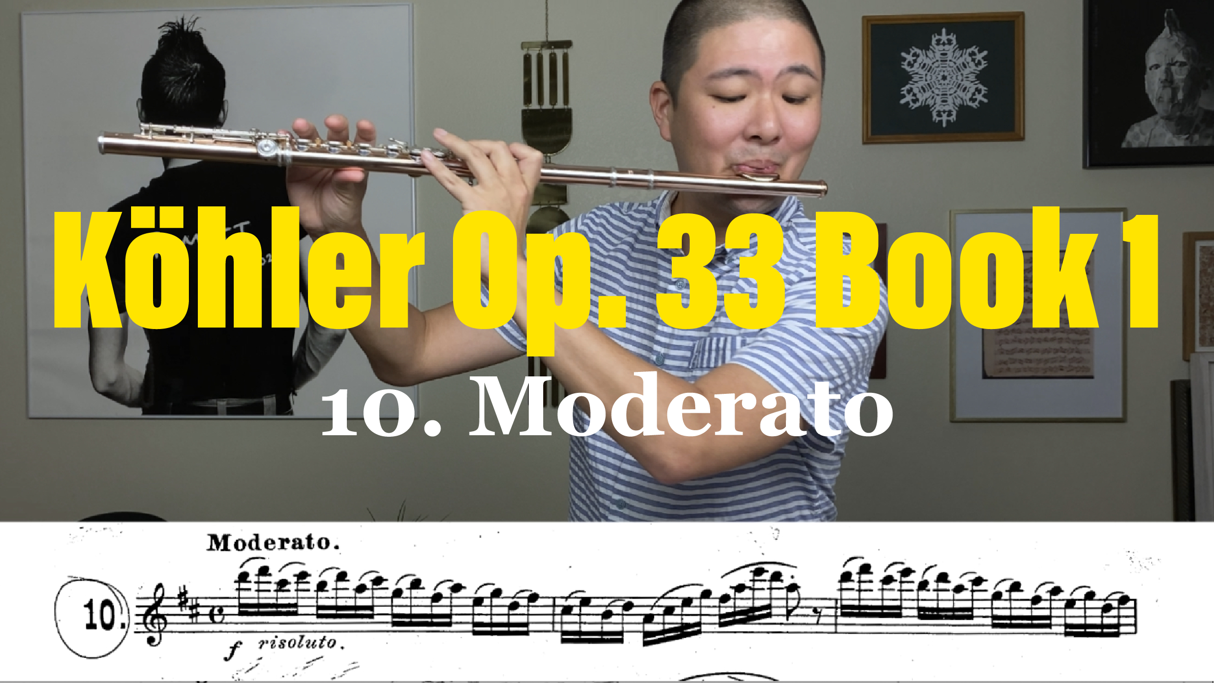 Etude #10 - Moderato in D Major - Köhler Op 33 Bk 1 