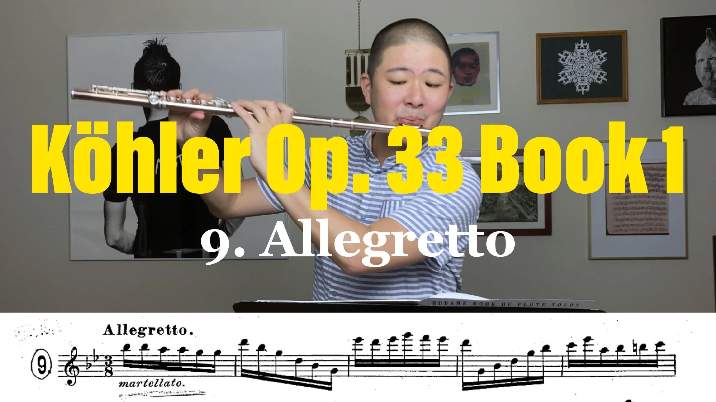 Etude #9 - Allegretto in G Minor - Köhler Op 33 Bk 1