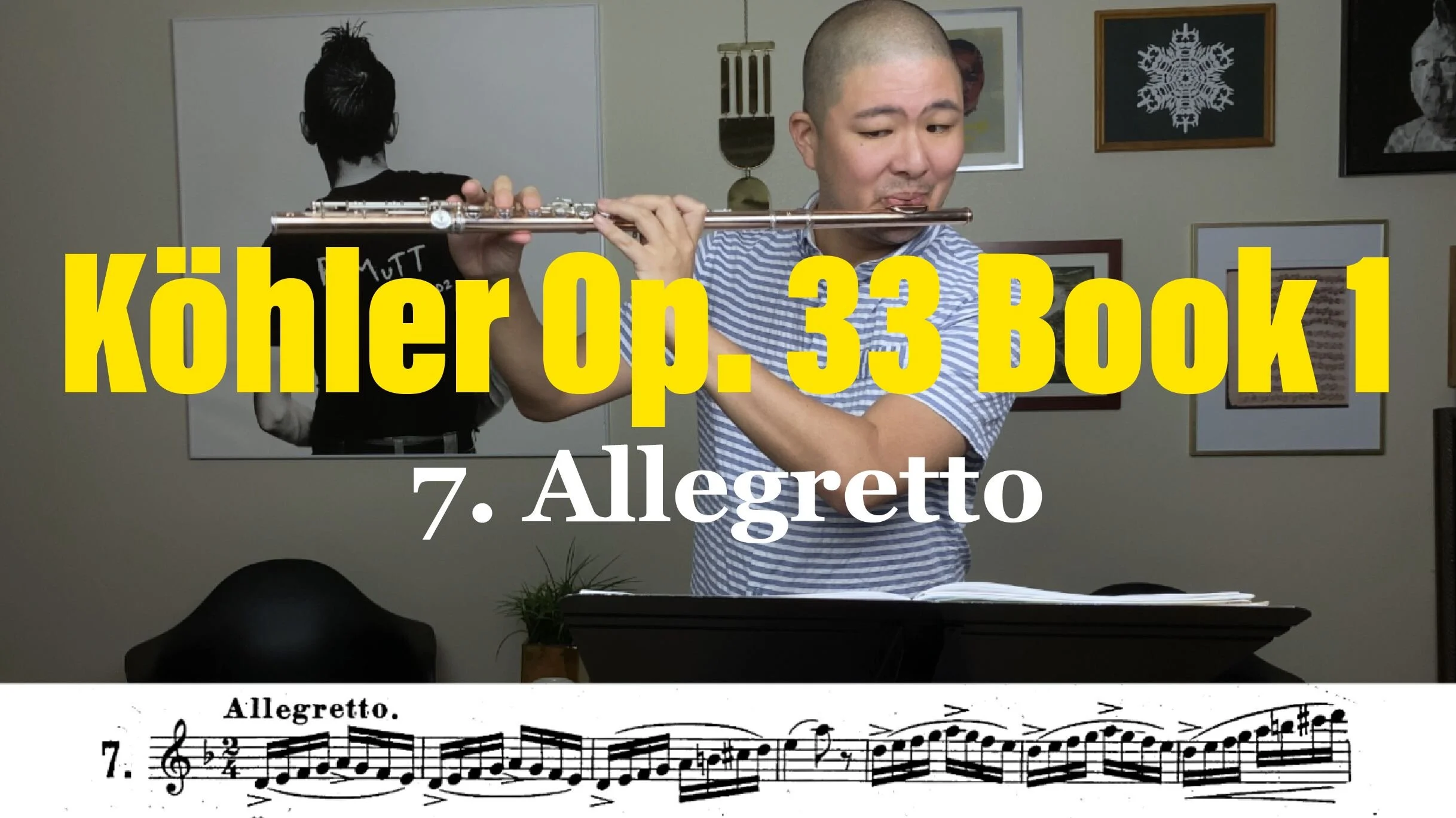 Etude #7 - Allegretto in D Minor - Köhler Op 33 Bk 1